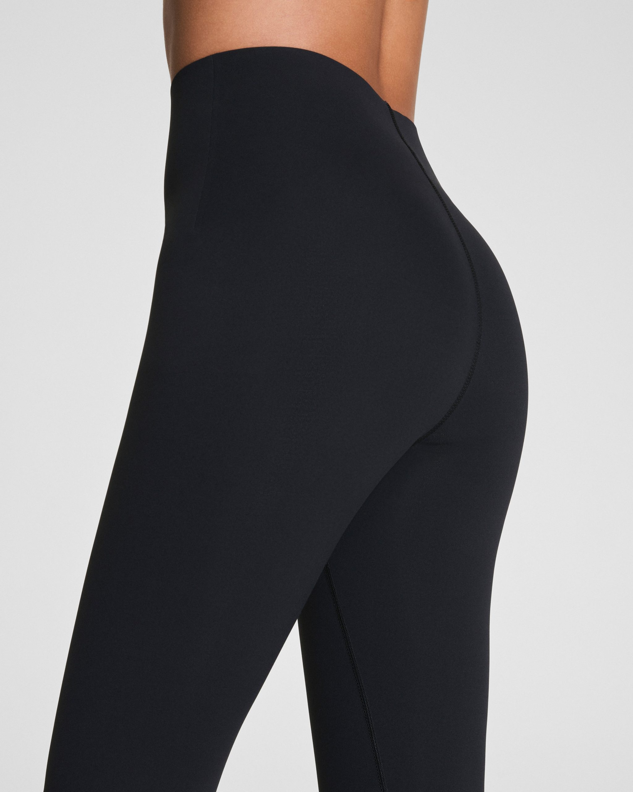 SPANXshape? BodyLine Cropped Leggings with Mid-Tummy Compression. 19 | Very Black - Image 4