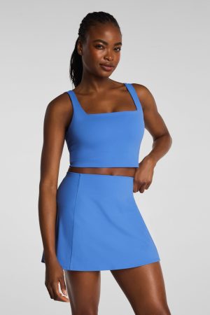 SPANX? BoostUp Cropped Square Neck Shelf Tank | Aster