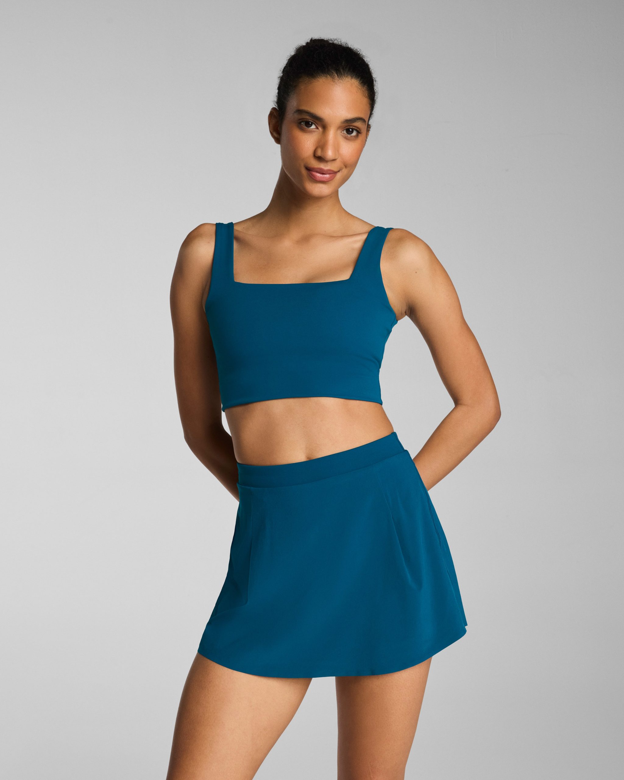 SPANX? BoostUp Cropped Square Neck Shelf Tank - Image 4