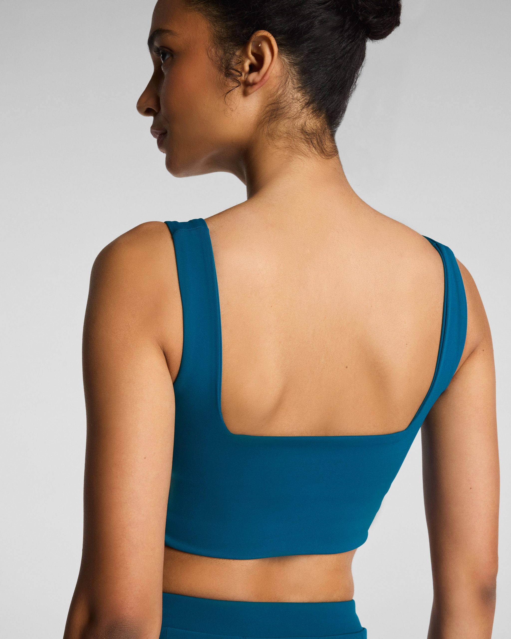 SPANX? BoostUp Cropped Square Neck Shelf Tank | Deep Cove - Image 4