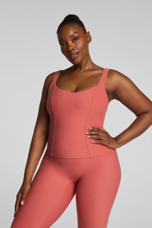SPANX? OnForm Low-Back Tank | Clay