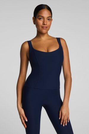 SPANX? OnForm Low-Back Tank | Timeless Navy