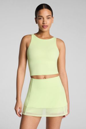 SPANX? BodyLine High Neck Cropped Tank with FlexForm Cups | Zest