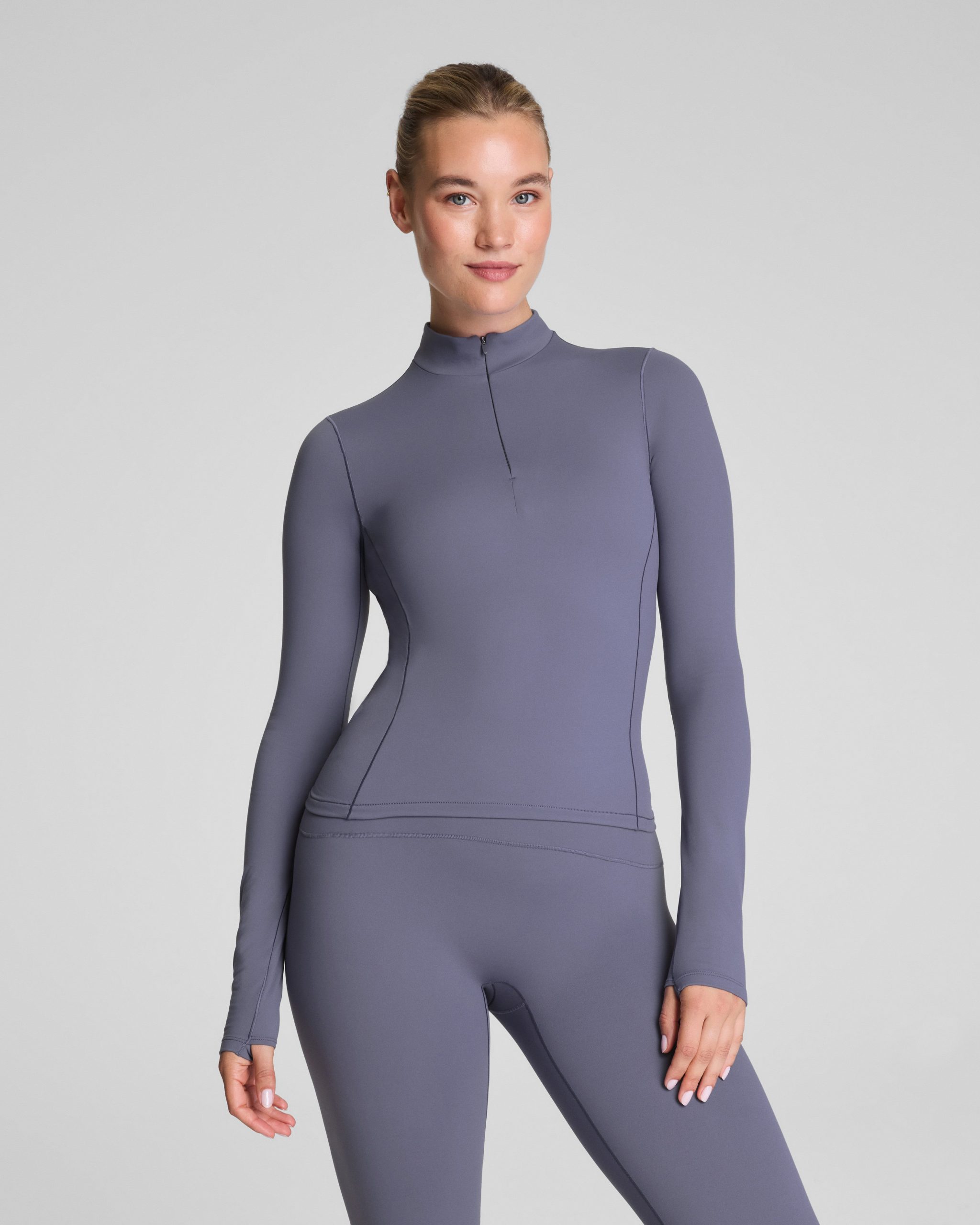 SPANX? Get Moving Brushed Contour Half Zip - Image 2