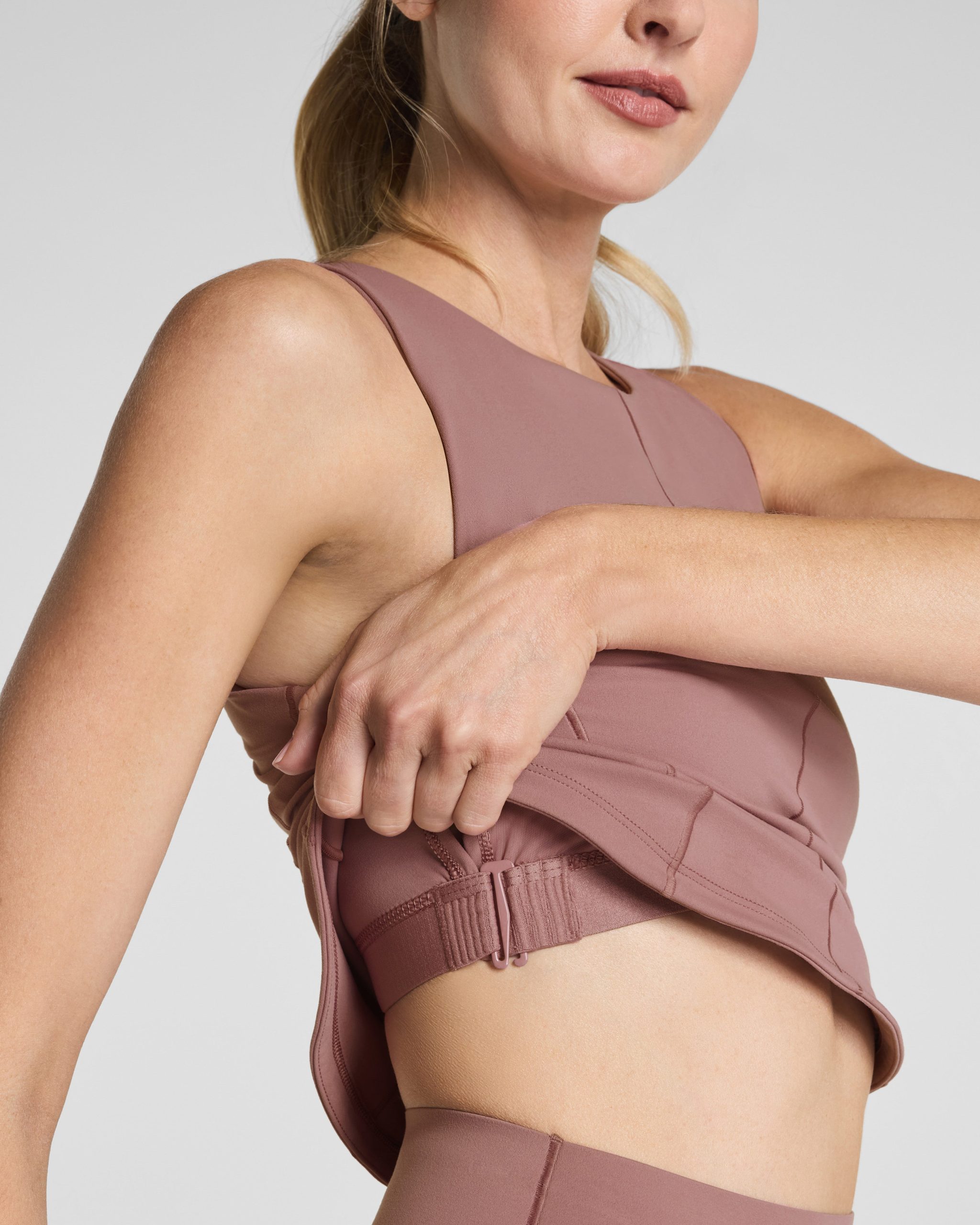SPANX? PowerPlay High Neck Shelf Tank | Rosa - Image 5