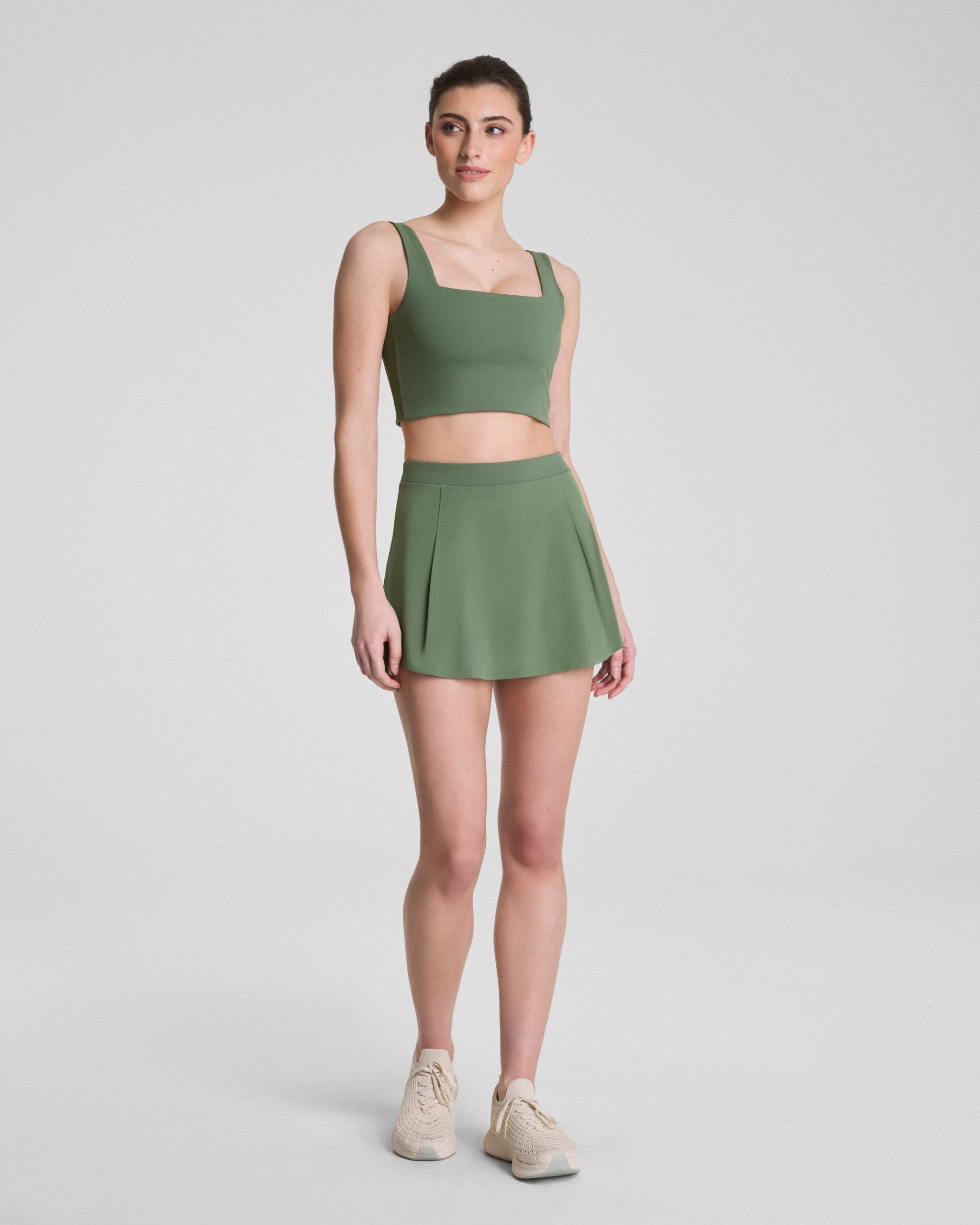 SPANXshape? BoostUp Pleated Skort. 14 | Eucalyptus - Image 5