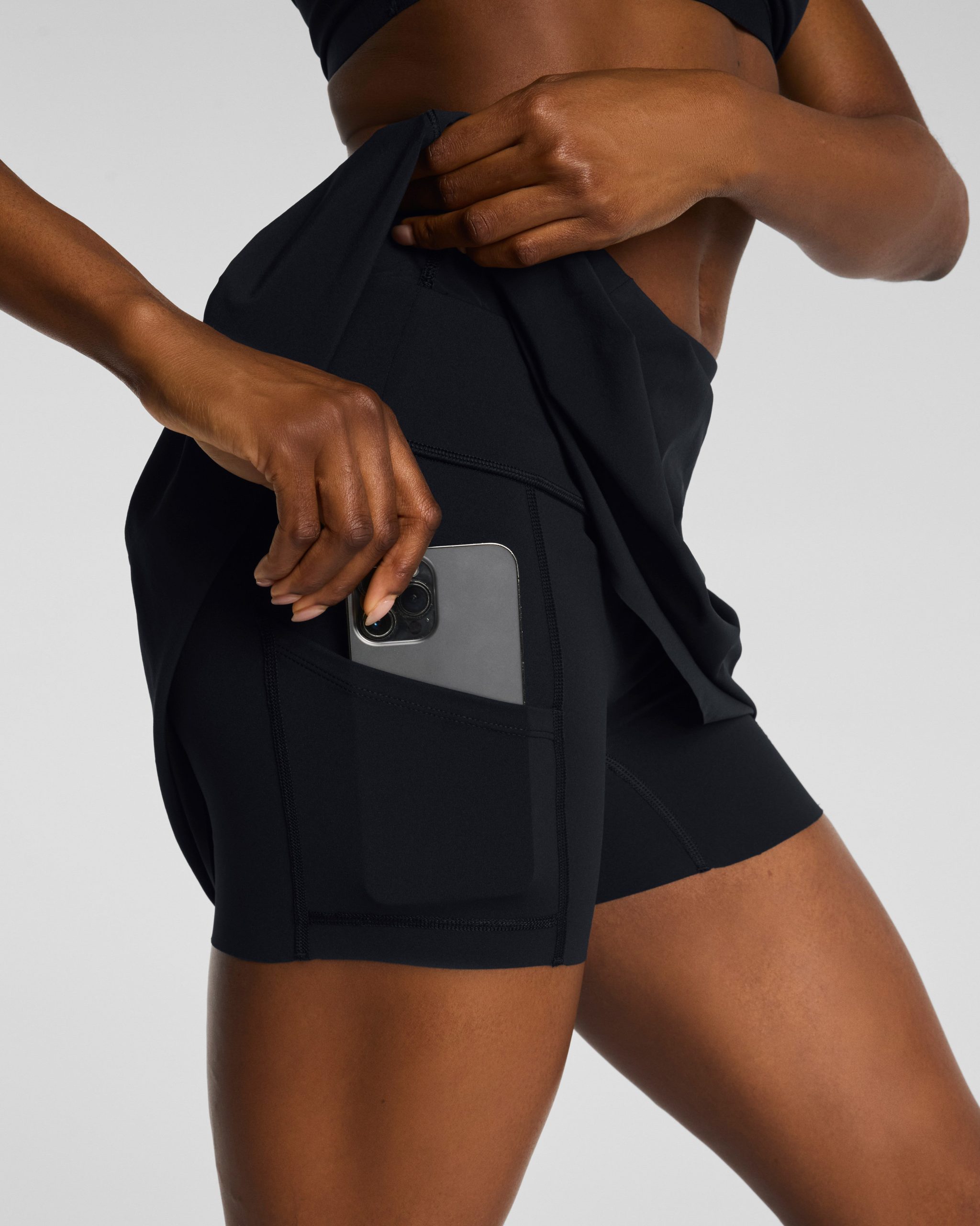 SPANXshape? BoostUp Pleated Skort. 16 | Very Black - Image 5