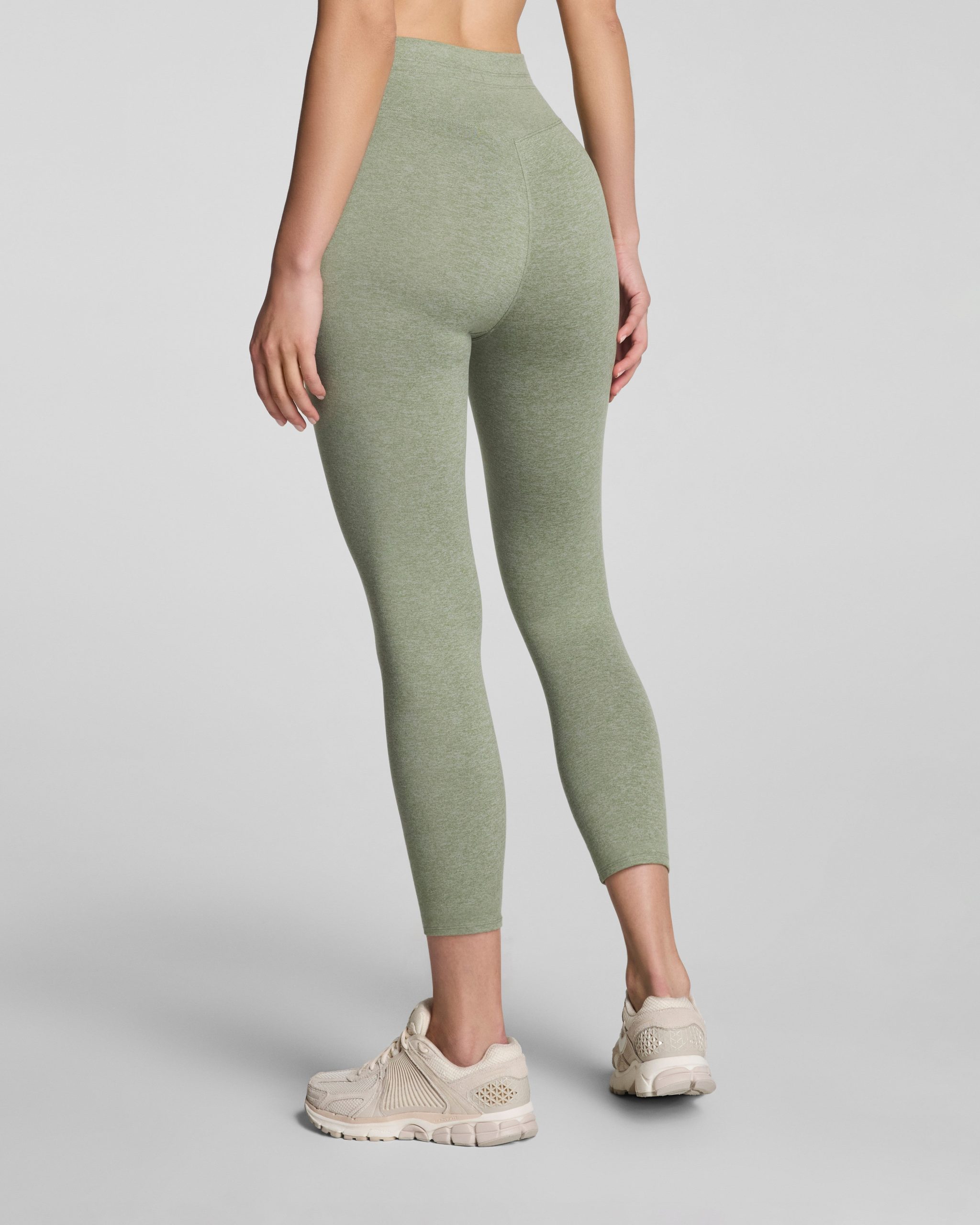 SPANX? SoftStretch 7/8 Leggings | Sage Leaf Heather - Image 4