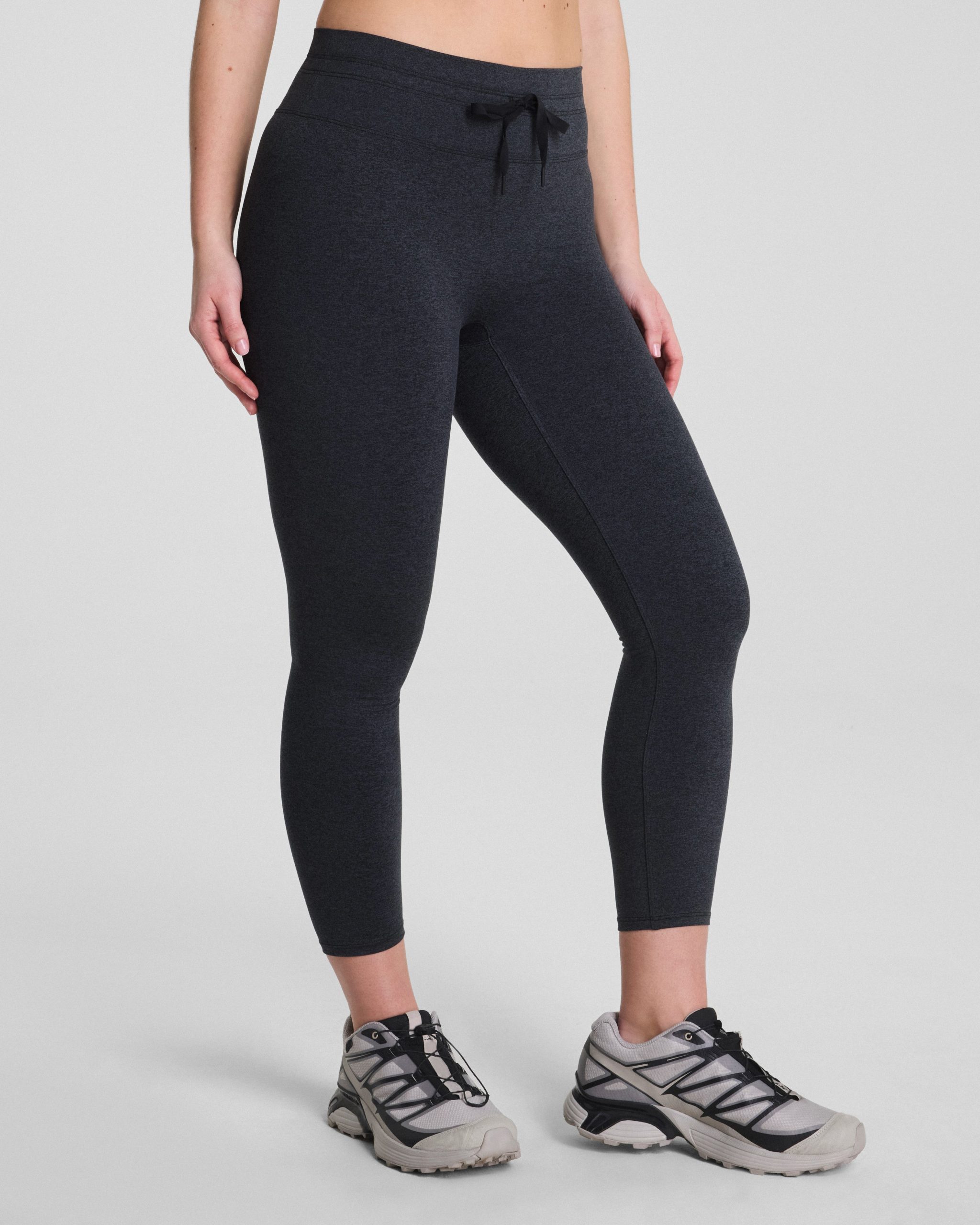 SPANX? SoftStretch 7/8 Leggings | Very Black/Light Very Black - Image 2