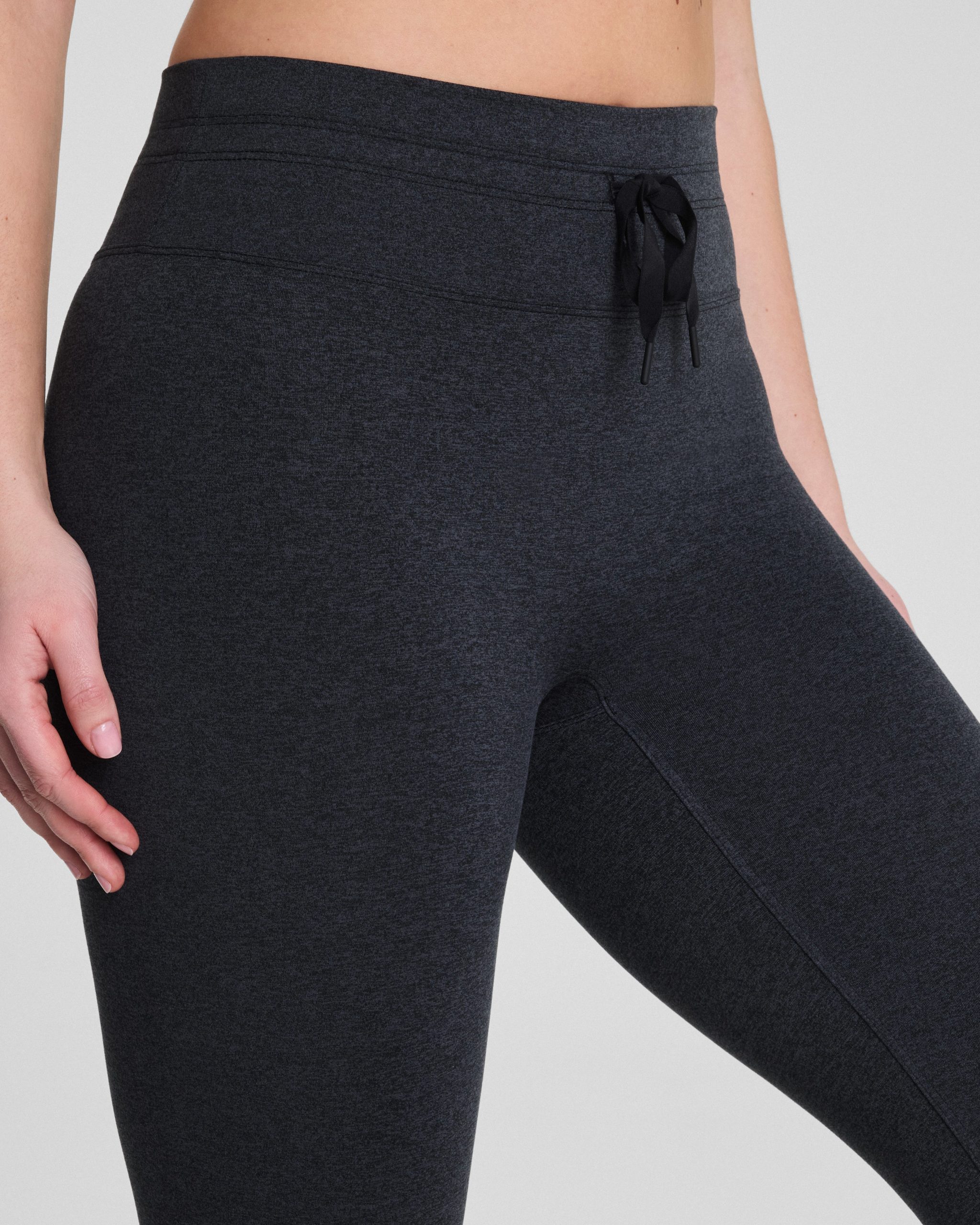 SPANX? SoftStretch 7/8 Leggings | Very Black/Light Very Black - Image 4