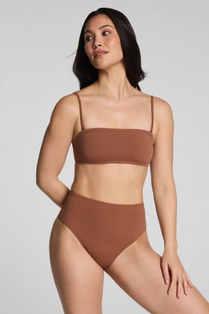 SPANXsmooth? Swim Bandeau Bikini Top | Caraway