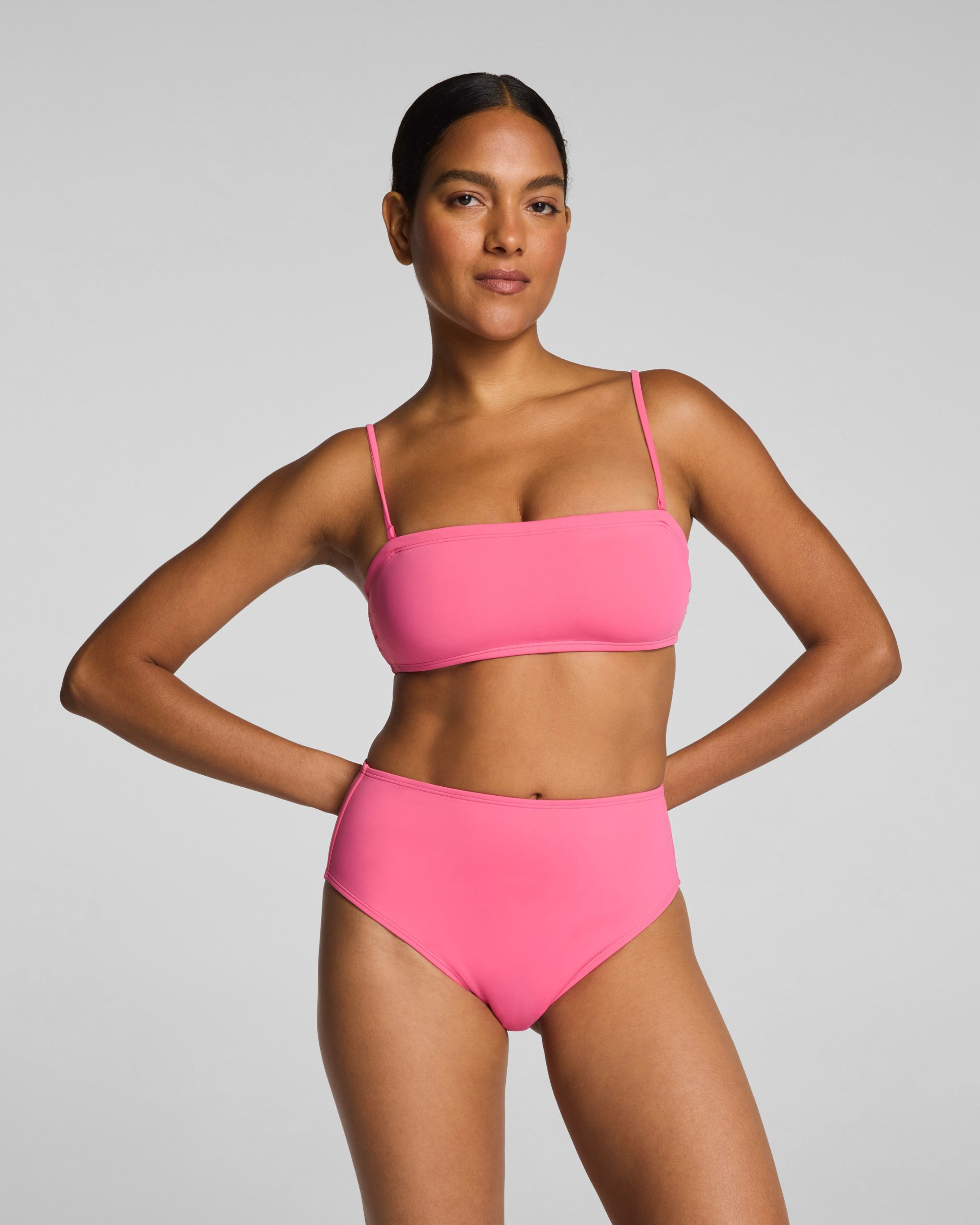 SPANXsmooth? Swim Bandeau Bikini Top | Hibiscus