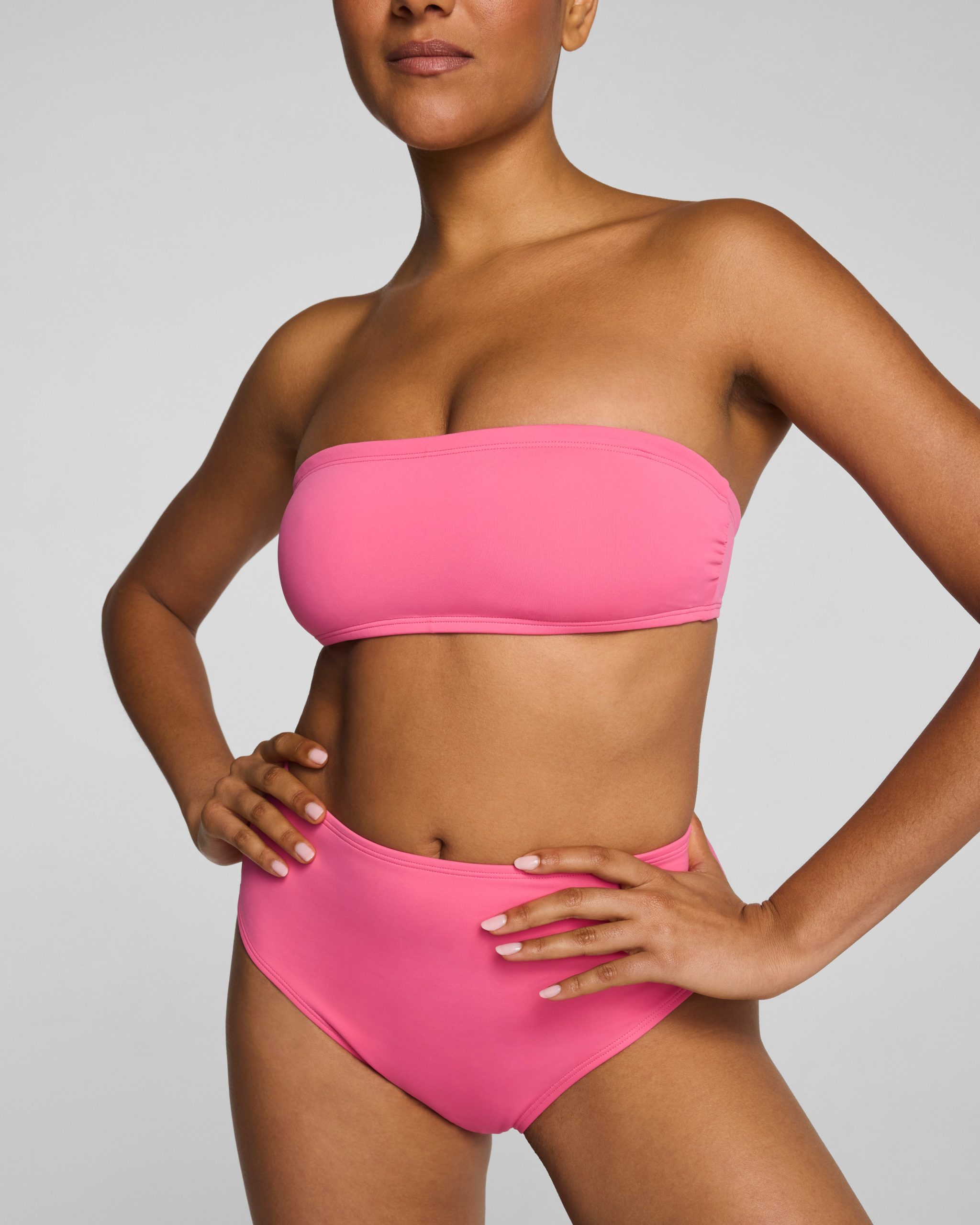 SPANXsmooth? Swim Bandeau Bikini Top | Hibiscus - Image 3