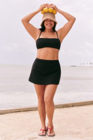 SPANXshape? Swim Hi-Rise Bikini Skirt | Very Black