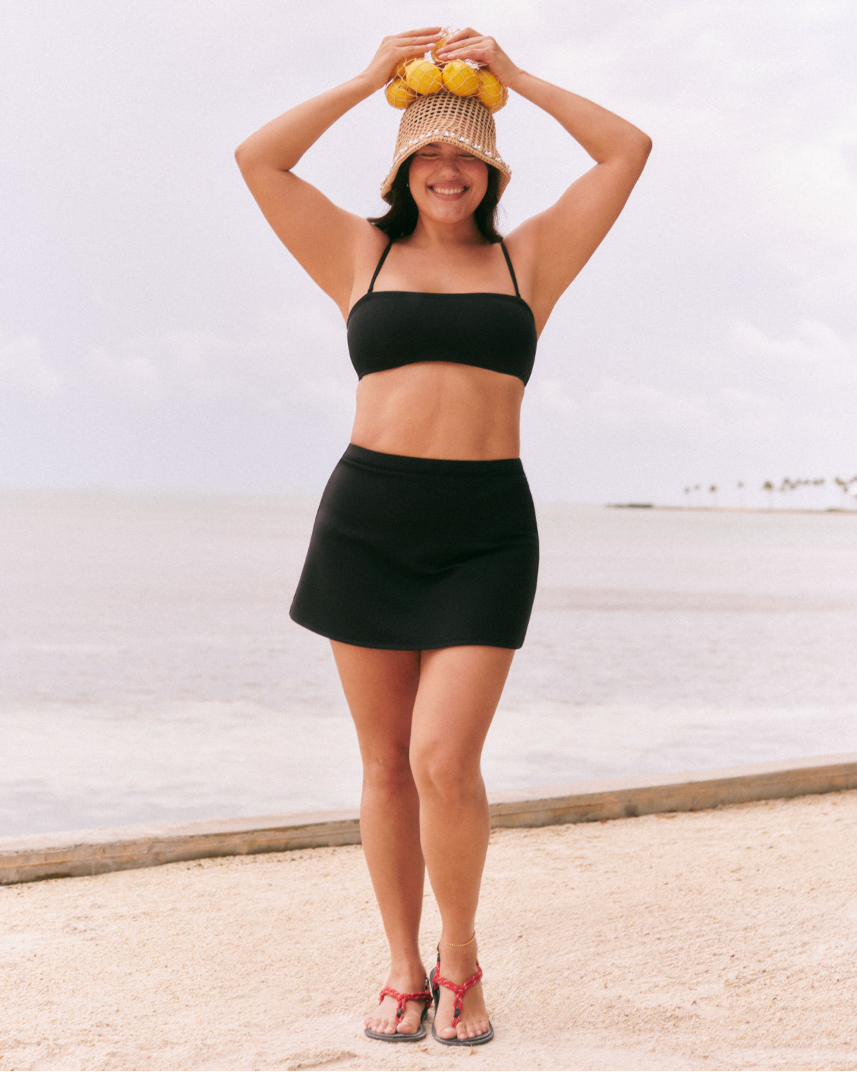 SPANXshape? Swim Hi-Rise Bikini Skirt | Very Black