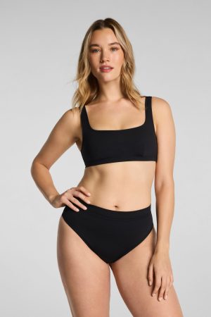 SPANXshape? Swim Scoop Neck Bikini Top | Very Black
