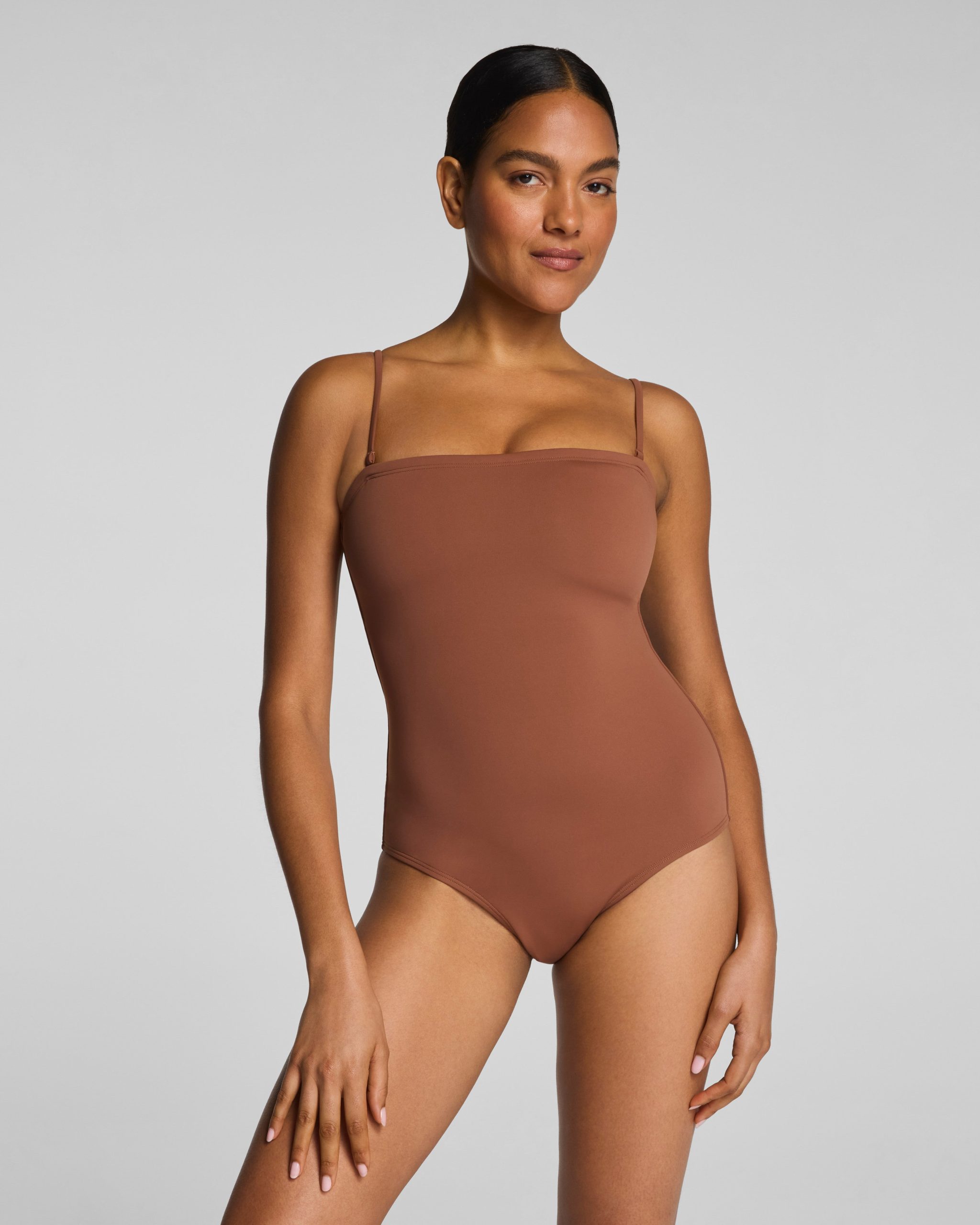 SPANXshape? Swim Bandeau One Piece | Caraway - Image 3
