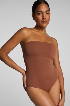 SPANXshape? Swim Bandeau One Piece | Caraway
