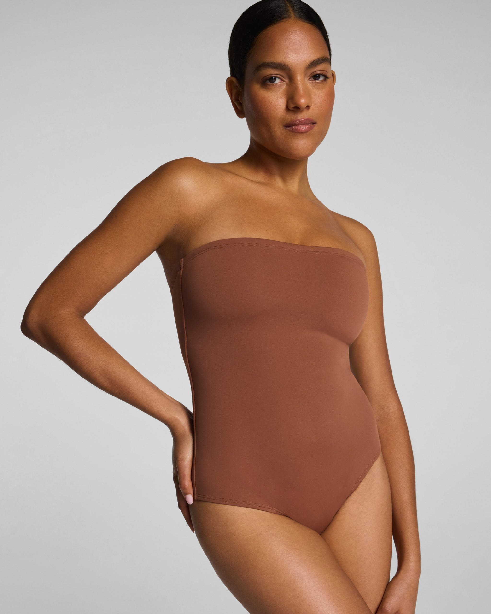 SPANXshape? Swim Bandeau One Piece | Caraway
