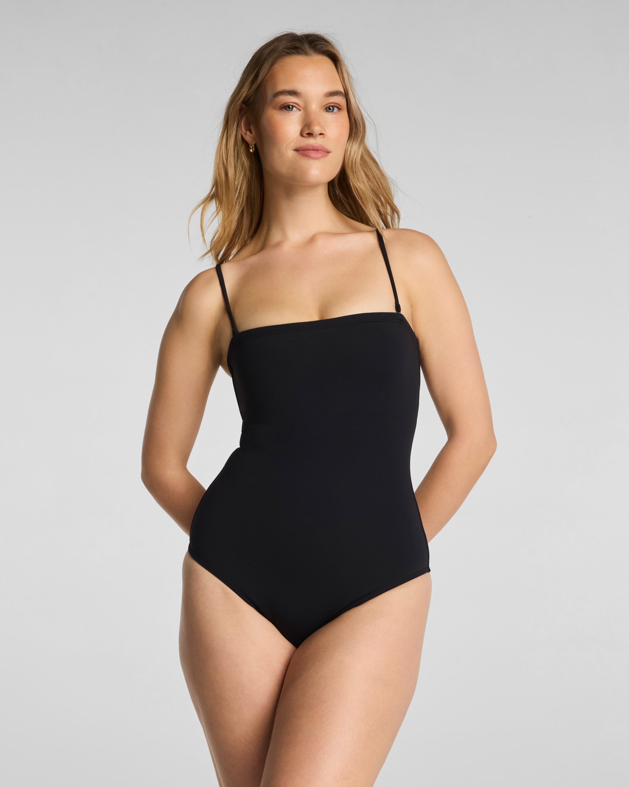 SPANXshape? Swim Bandeau One Piece | Very Black - Image 3