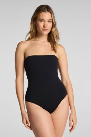 SPANXshape? Swim Bandeau One Piece | Very Black