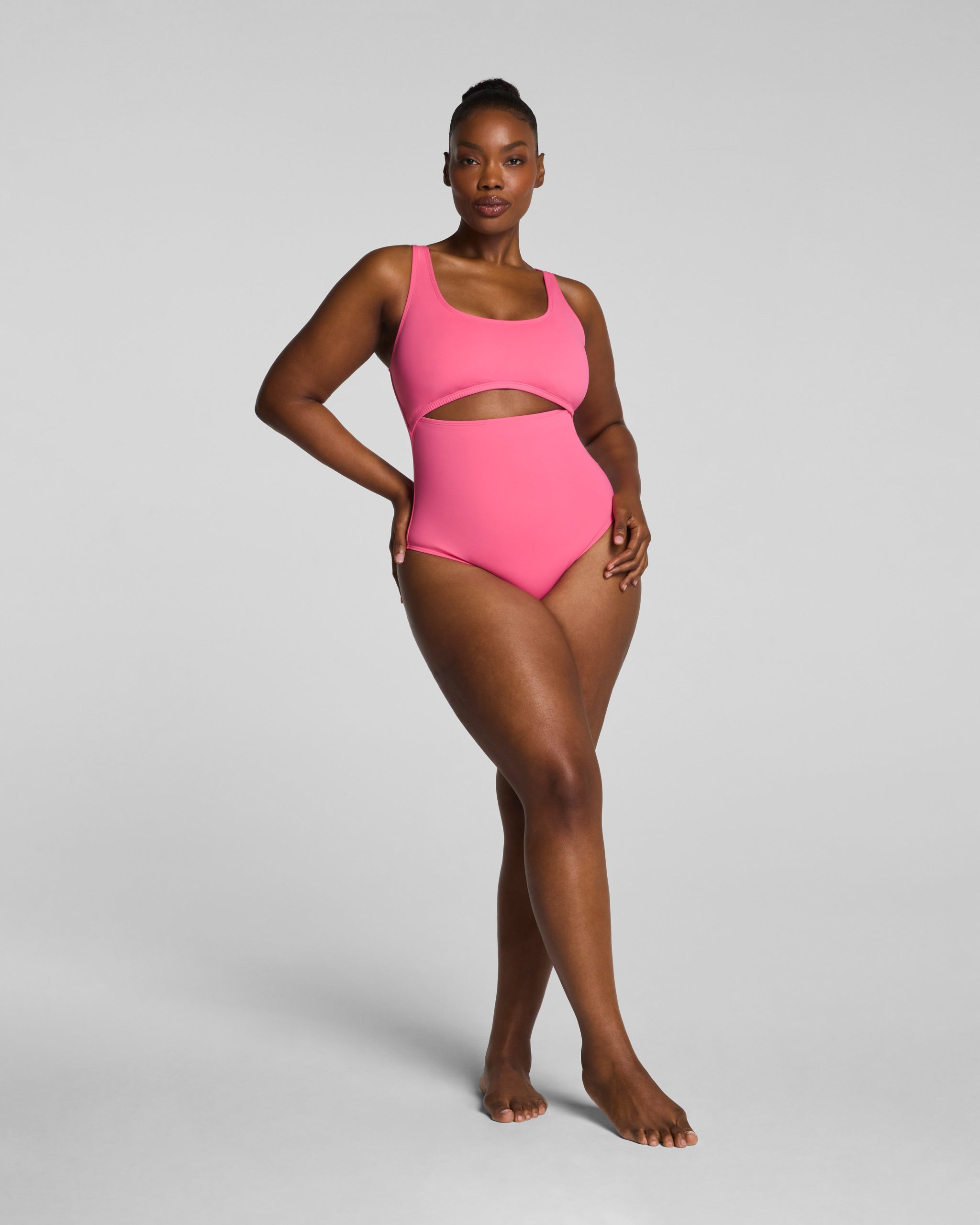 SPANXshape? Swim Cutout One Piece | Hibiscus - Image 3
