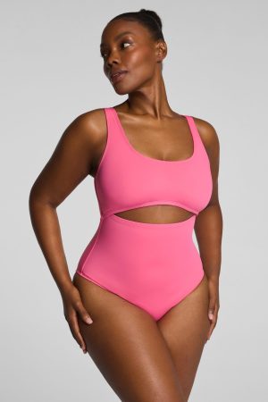 SPANXshape? Swim Cutout One Piece | Hibiscus