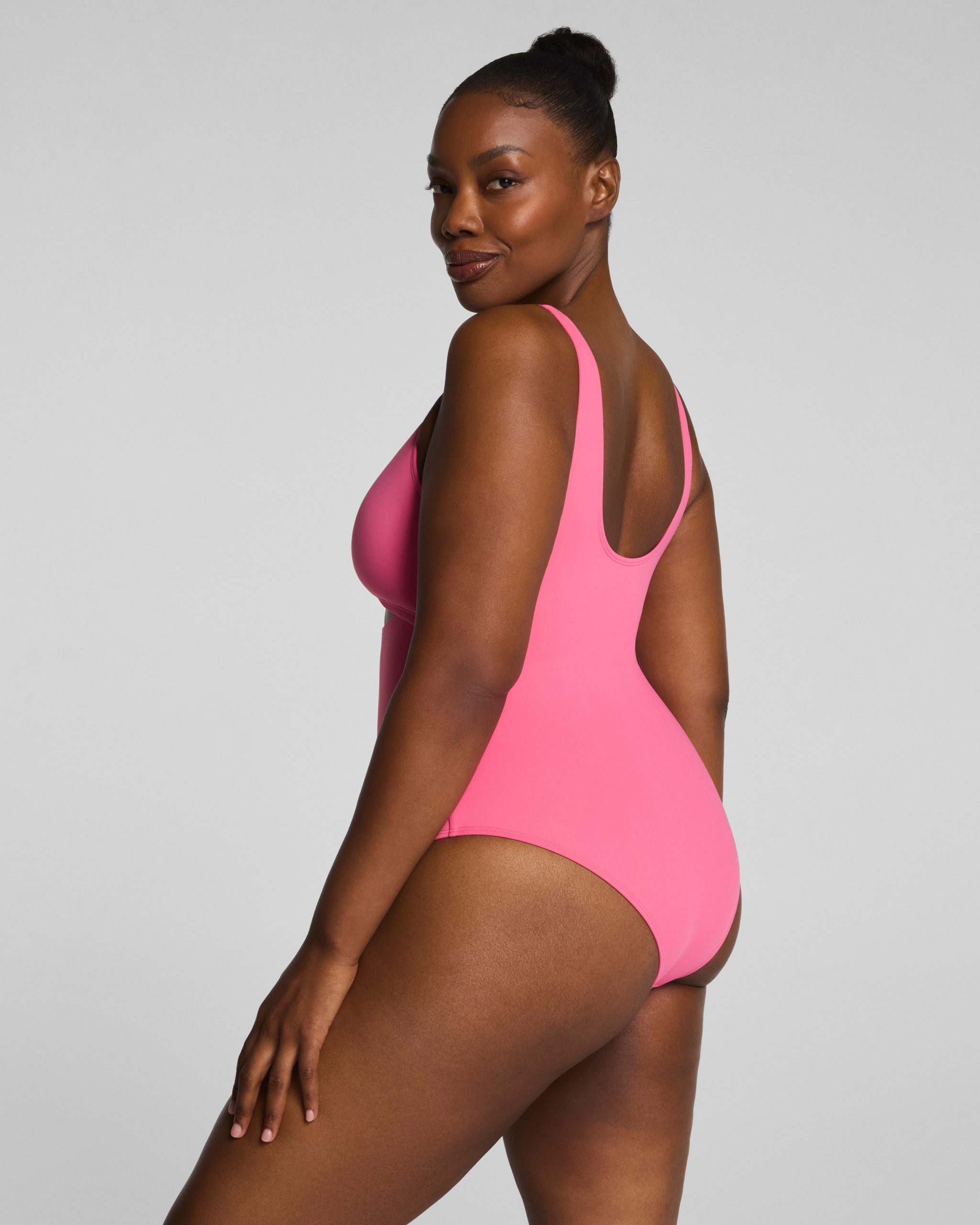 SPANXshape? Swim Cutout One Piece | Hibiscus - Image 2