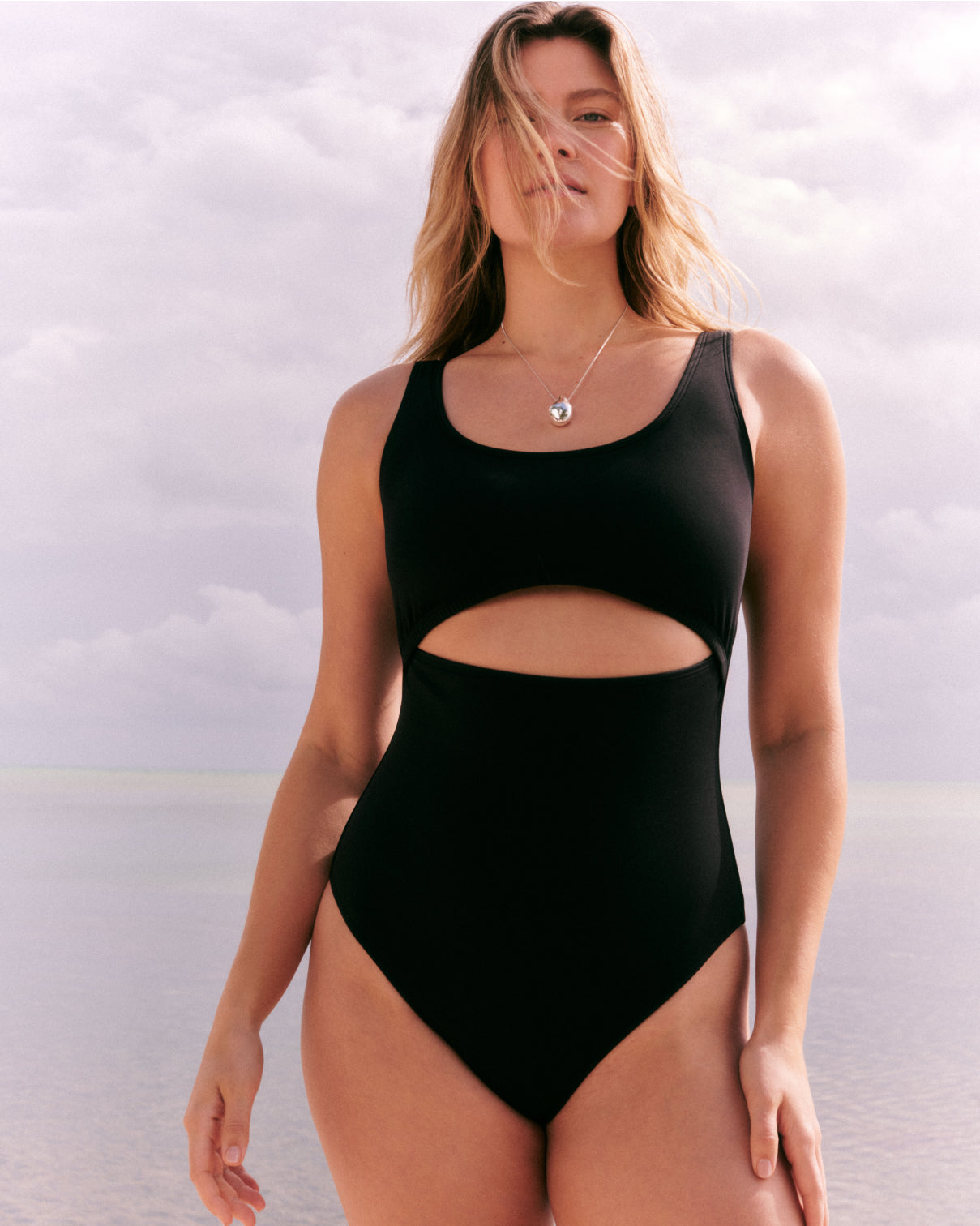 SPANXshape? Swim Cutout One Piece | Very Black