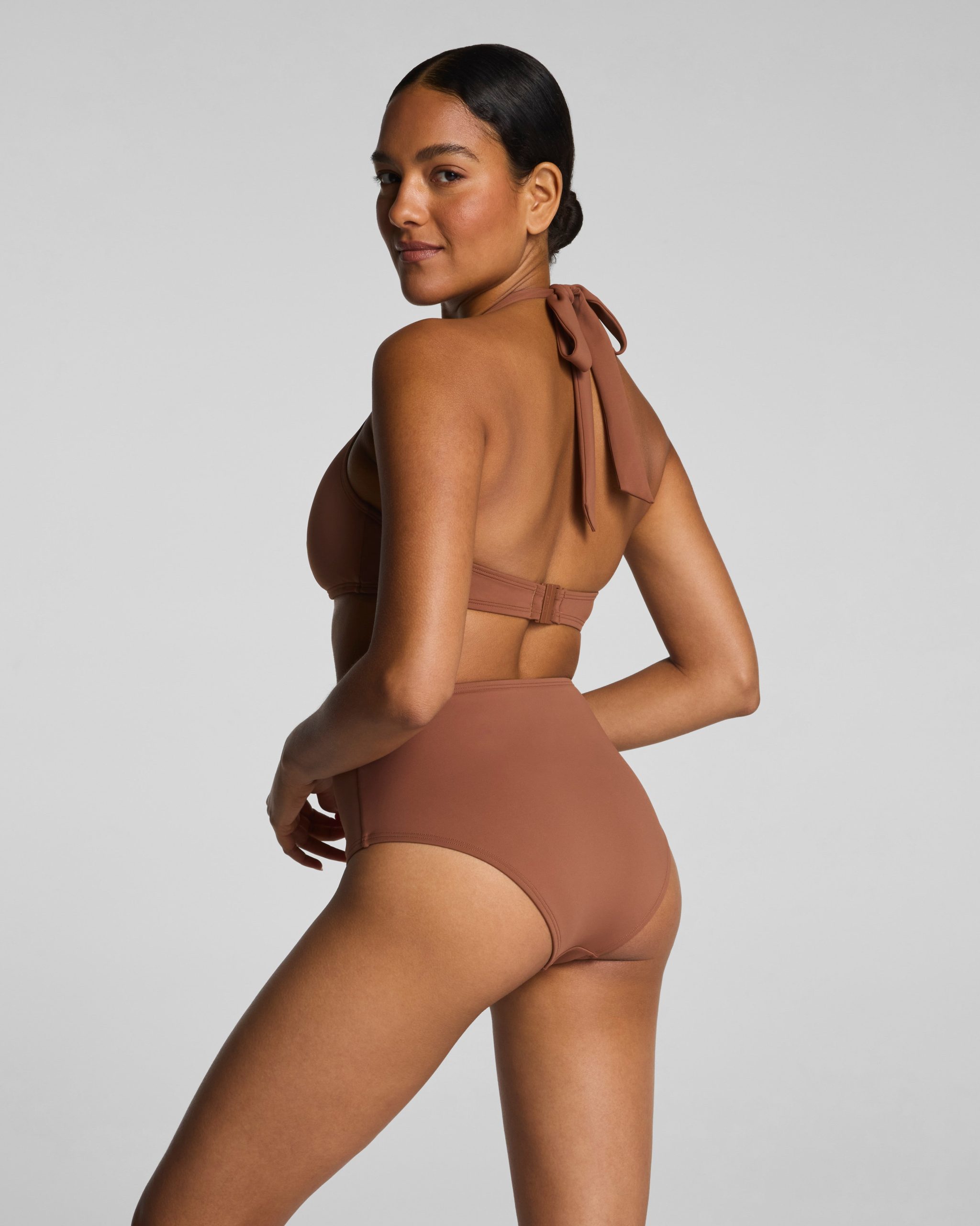 SPANXshape? Swim Halter Bikini Top | Caraway - Image 2