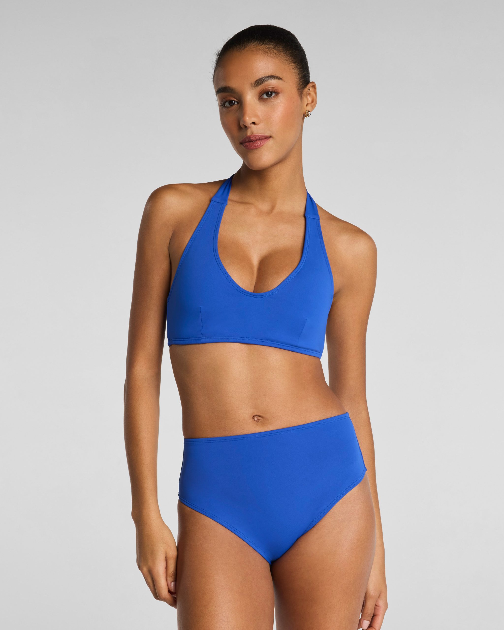 SPANXshape? Swim Halter Bikini Top | Current