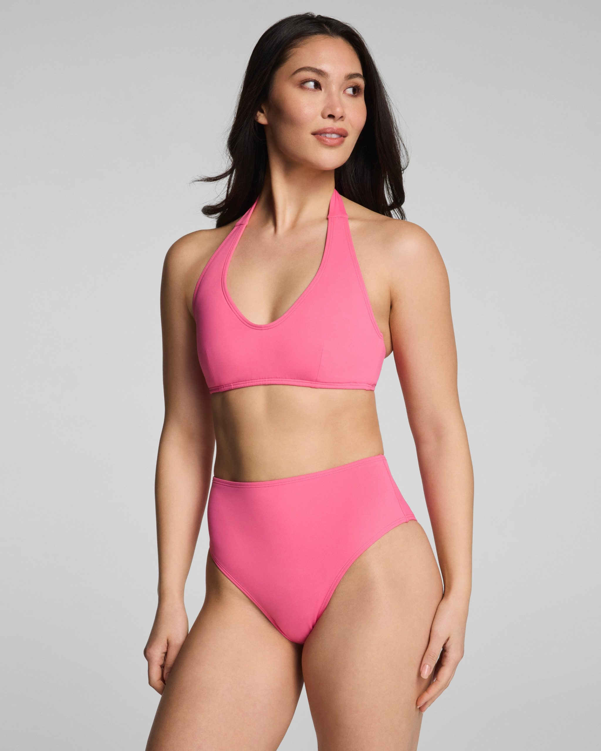 SPANXshape? Swim Halter Bikini Top | Hibiscus