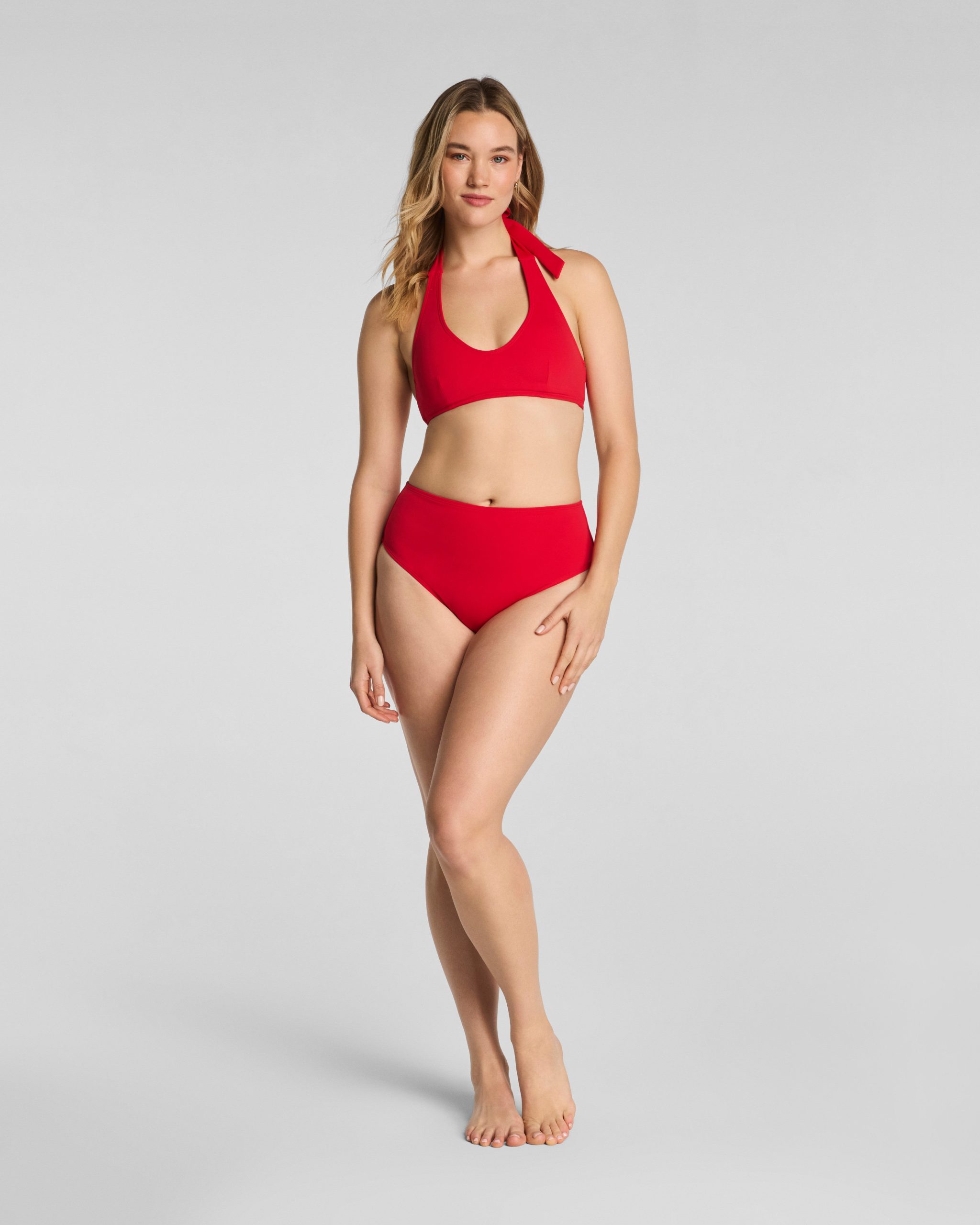 SPANXshape? Swim Hi-Rise Bikini Bottom | SPANX? Red - Image 3