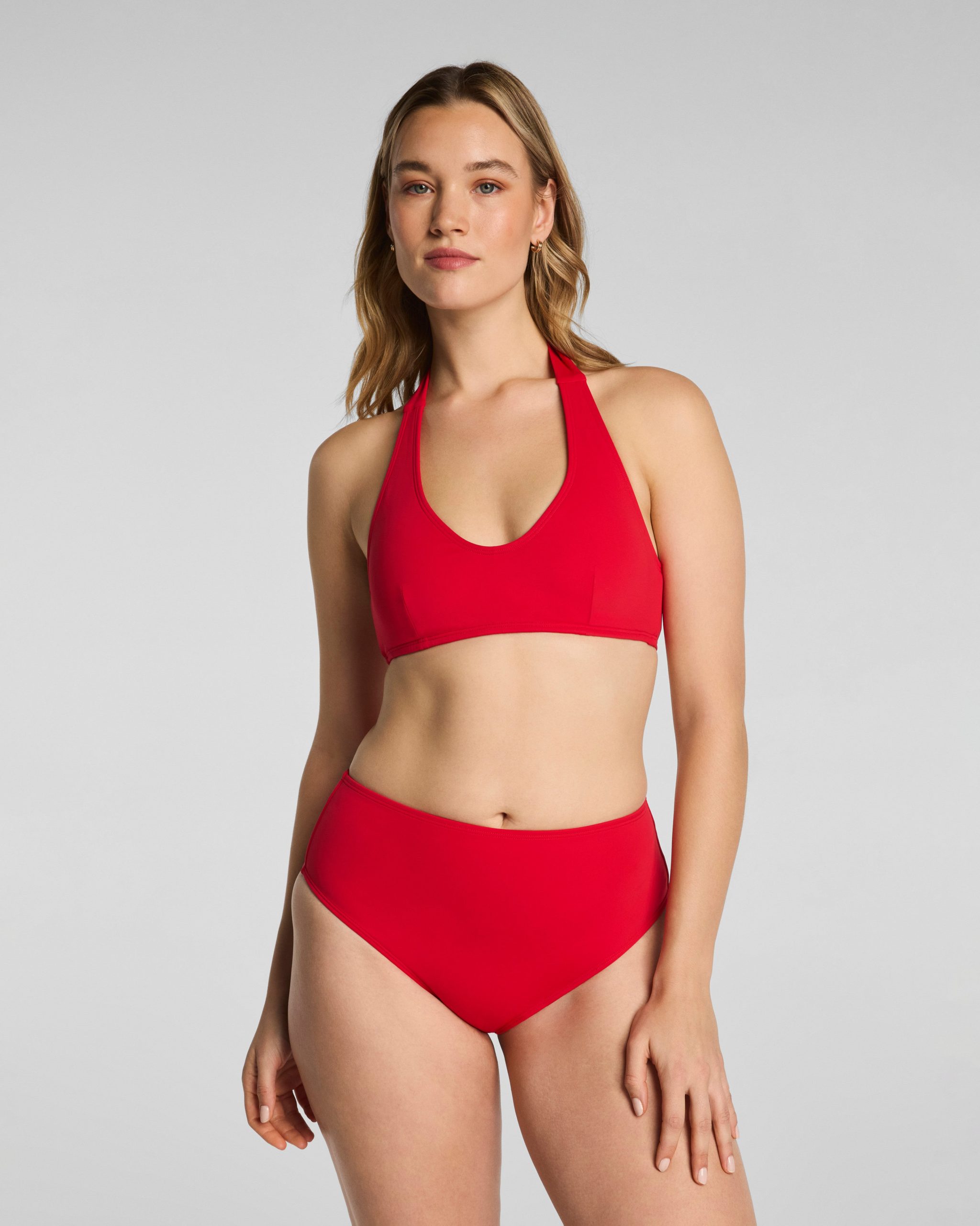 SPANXshape? Swim Halter Bikini Top | SPANX? Red - Image 3
