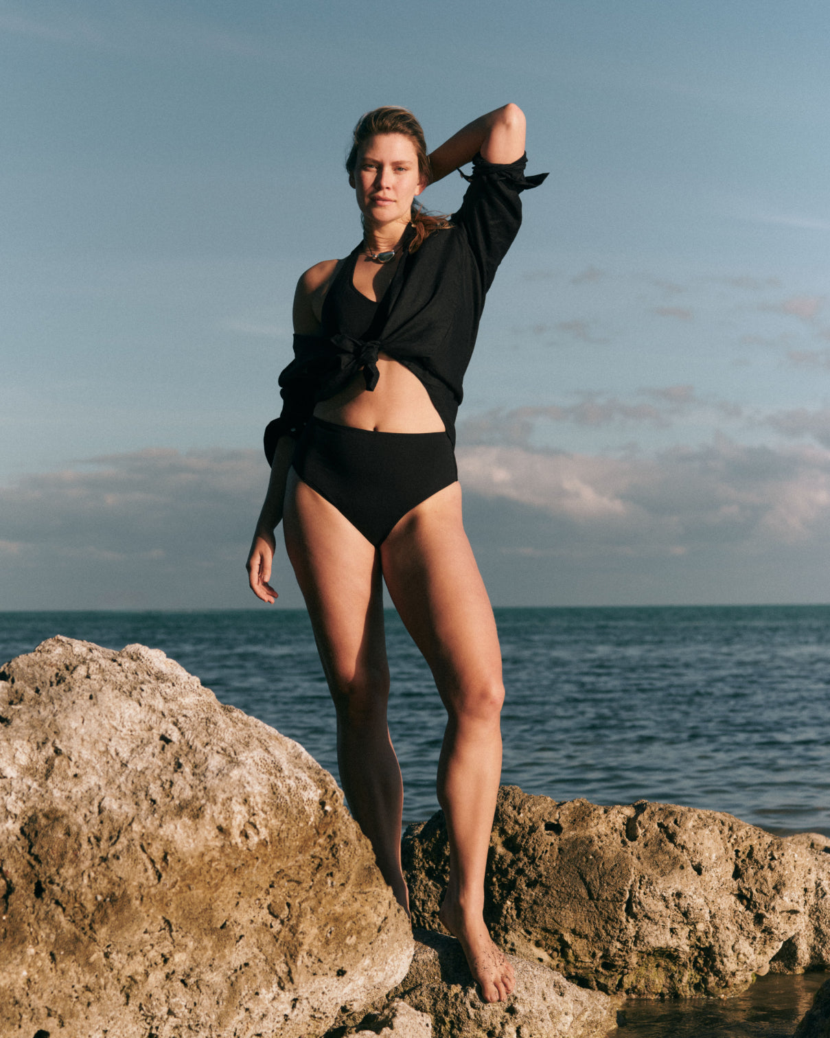 SPANXshape? Swim Ultra Hi-Rise Bikini Bottom | Very Black