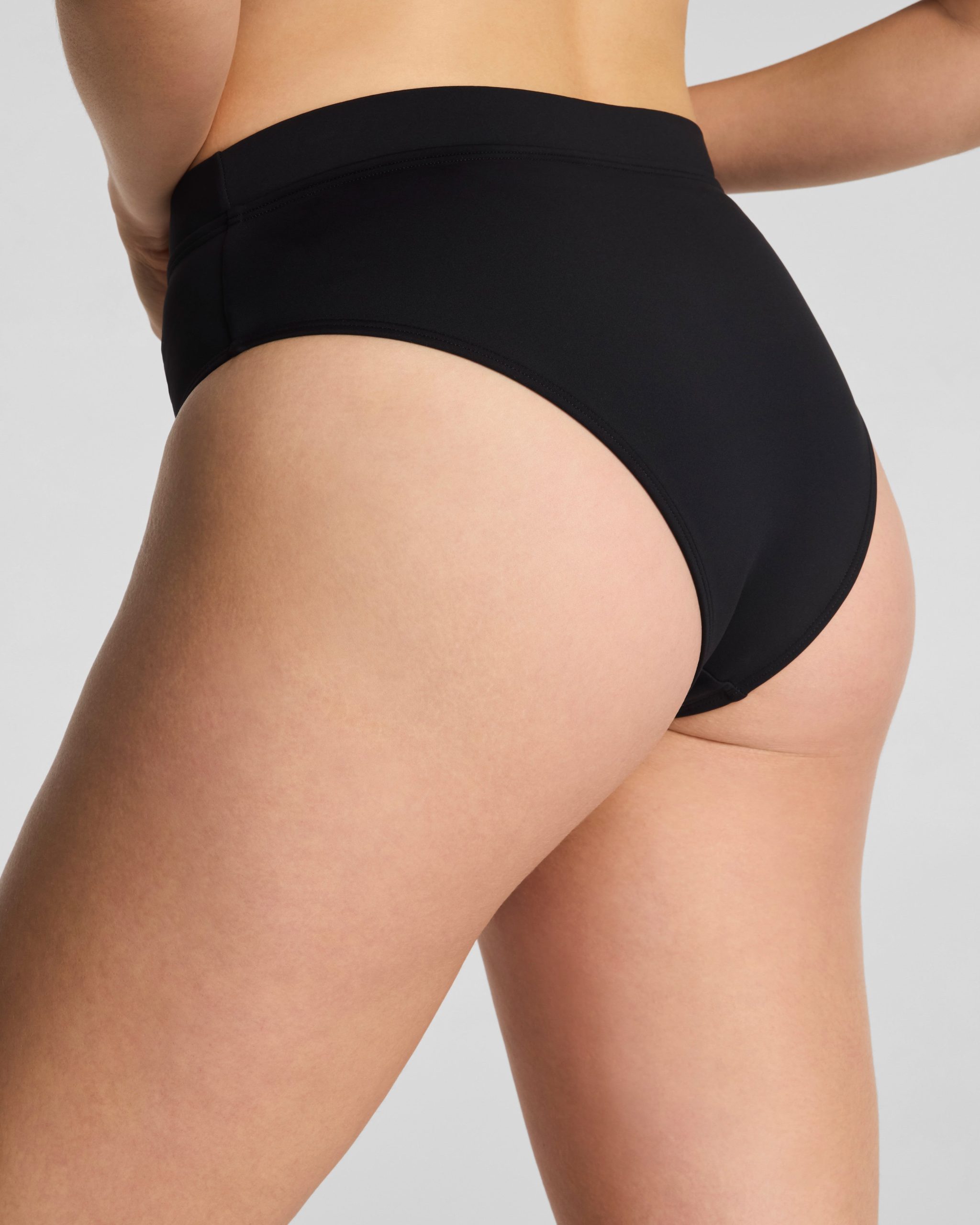 SPANXshape? Swim Hi-Rise Cheeky Bikini Bottom | Very Black - Image 2