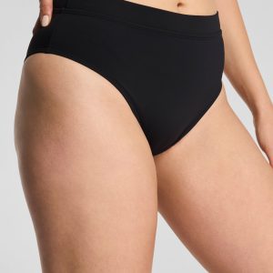 SPANXshape? Swim Hi-Rise Cheeky Bikini Bottom | Very Black