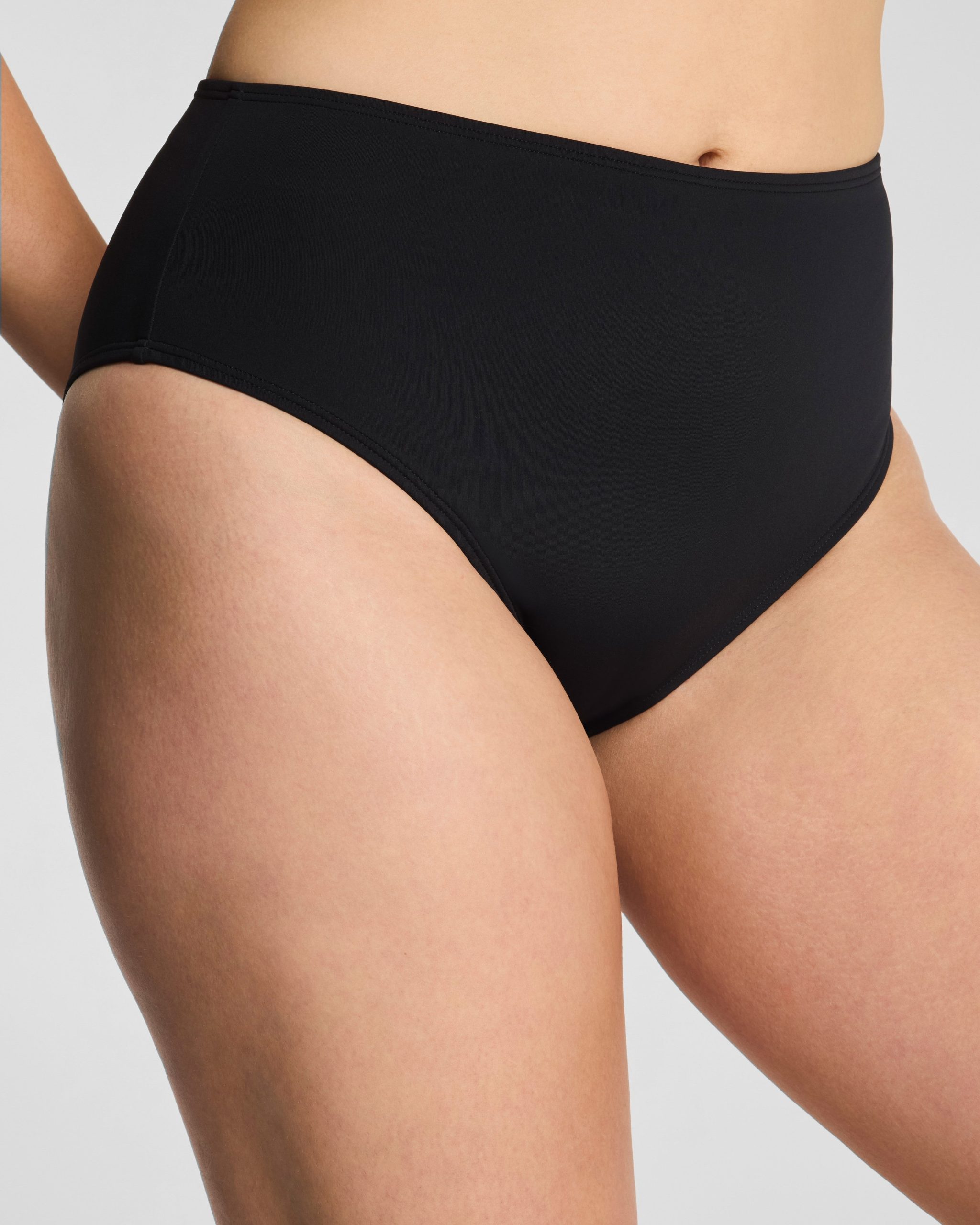 SPANXshape? Swim Hi-Rise Bikini Bottom | Very Black