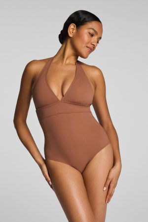 SPANXsculpt? Swim Halter One Piece | Caraway