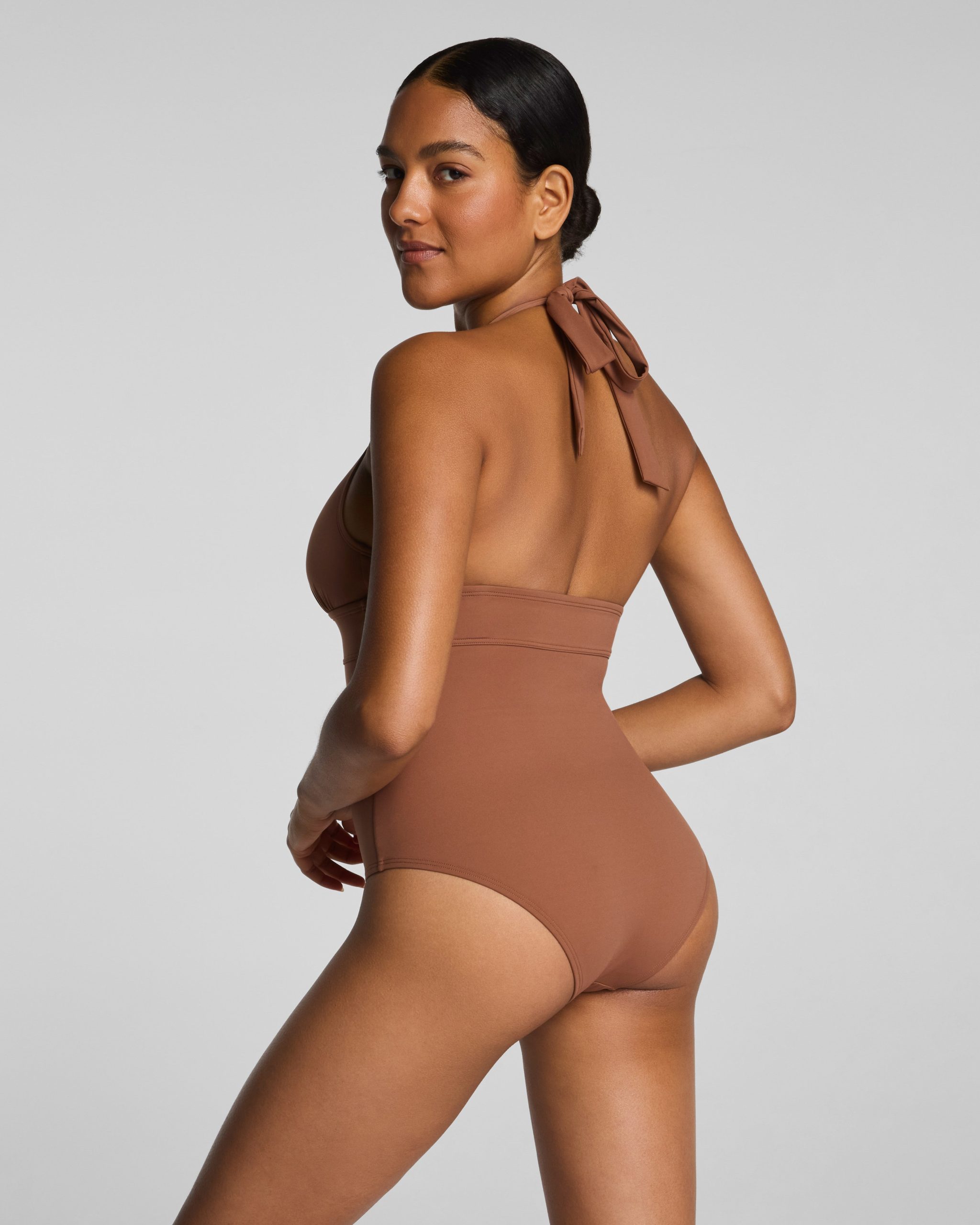 SPANXsculpt? Swim Halter One Piece | Caraway - Image 2