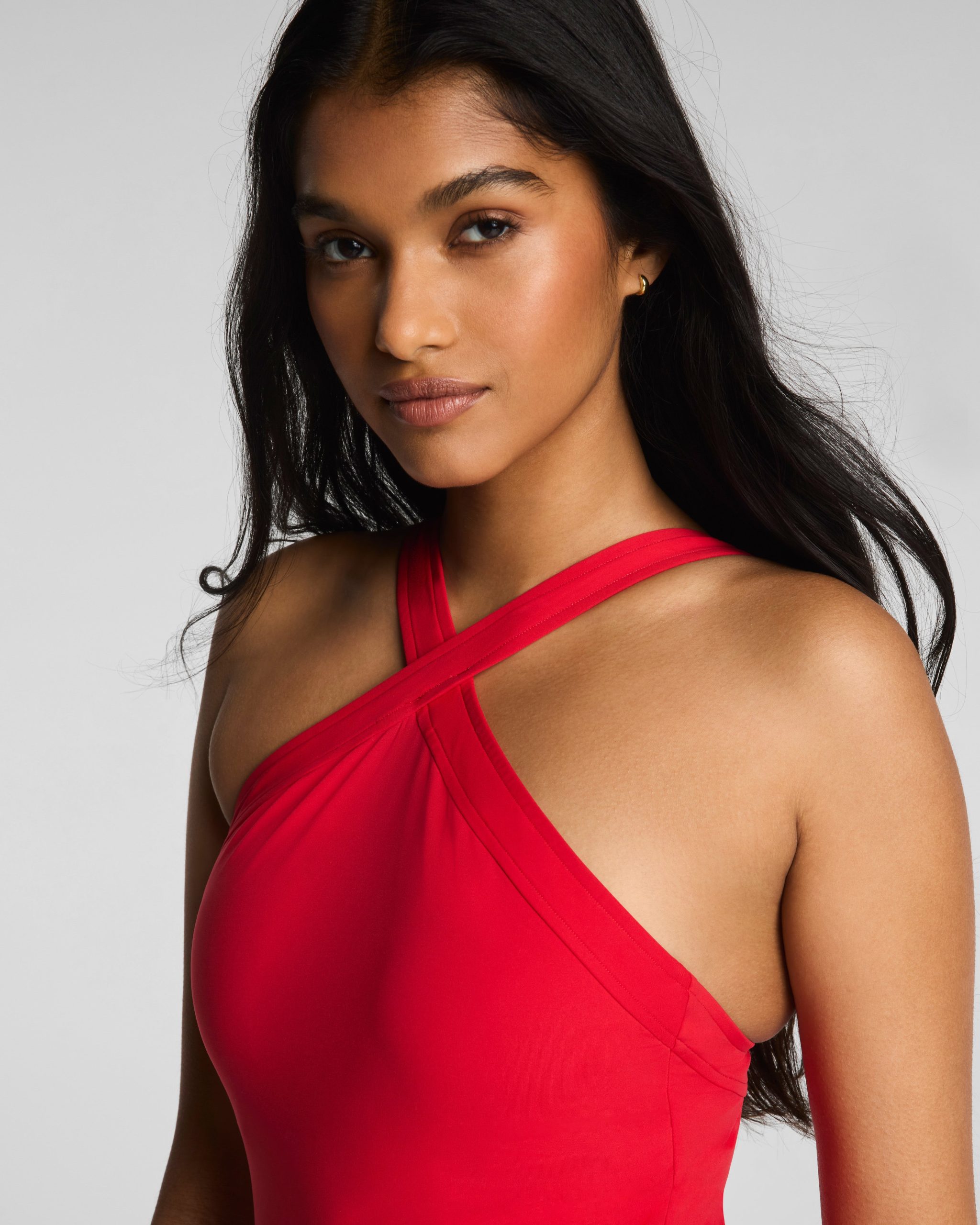SPANXsculpt? Swim High-Neck One Piece | SPANX? Red - Image 4