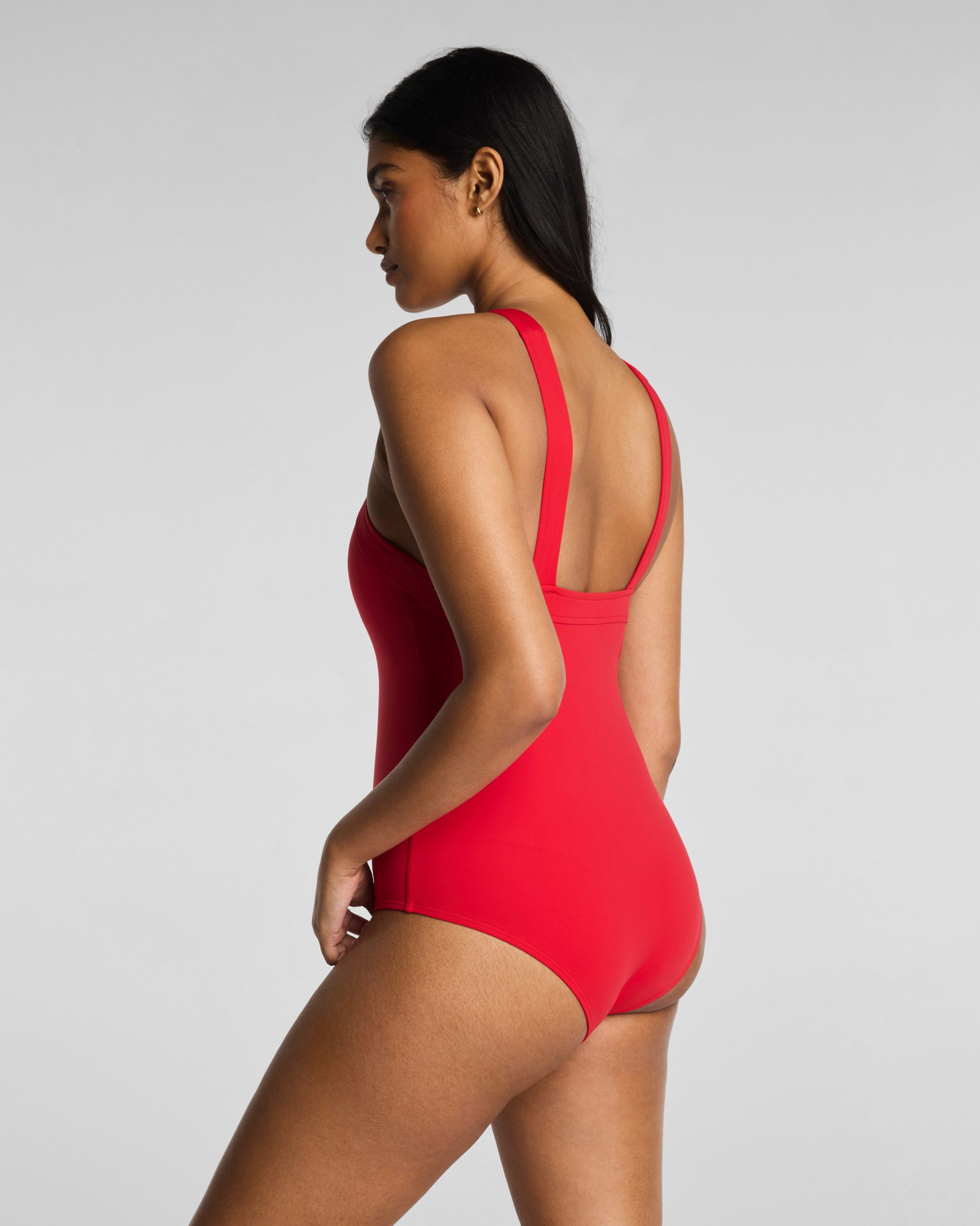 SPANXsculpt? Swim High-Neck One Piece | SPANX? Red - Image 3