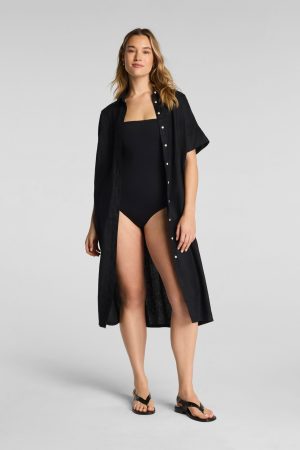 SPANX? Beach Midi Dress | Very Black