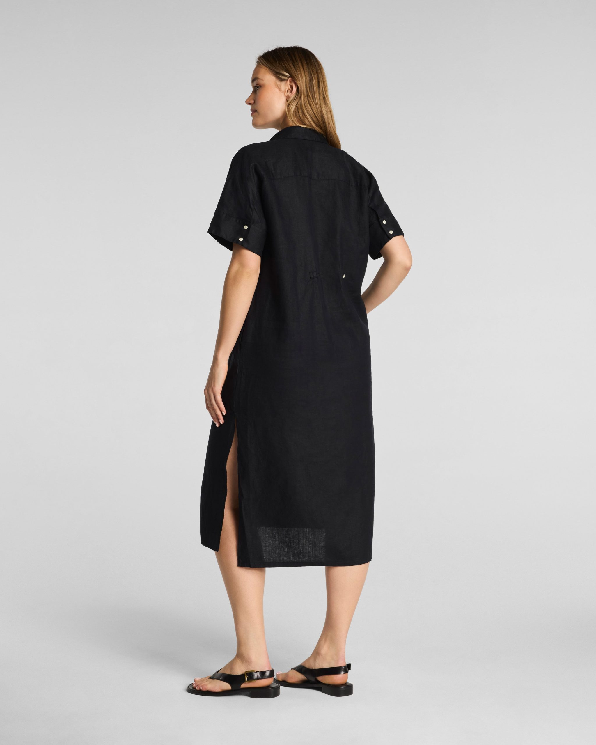 SPANX? Beach Midi Dress | Very Black - Image 3