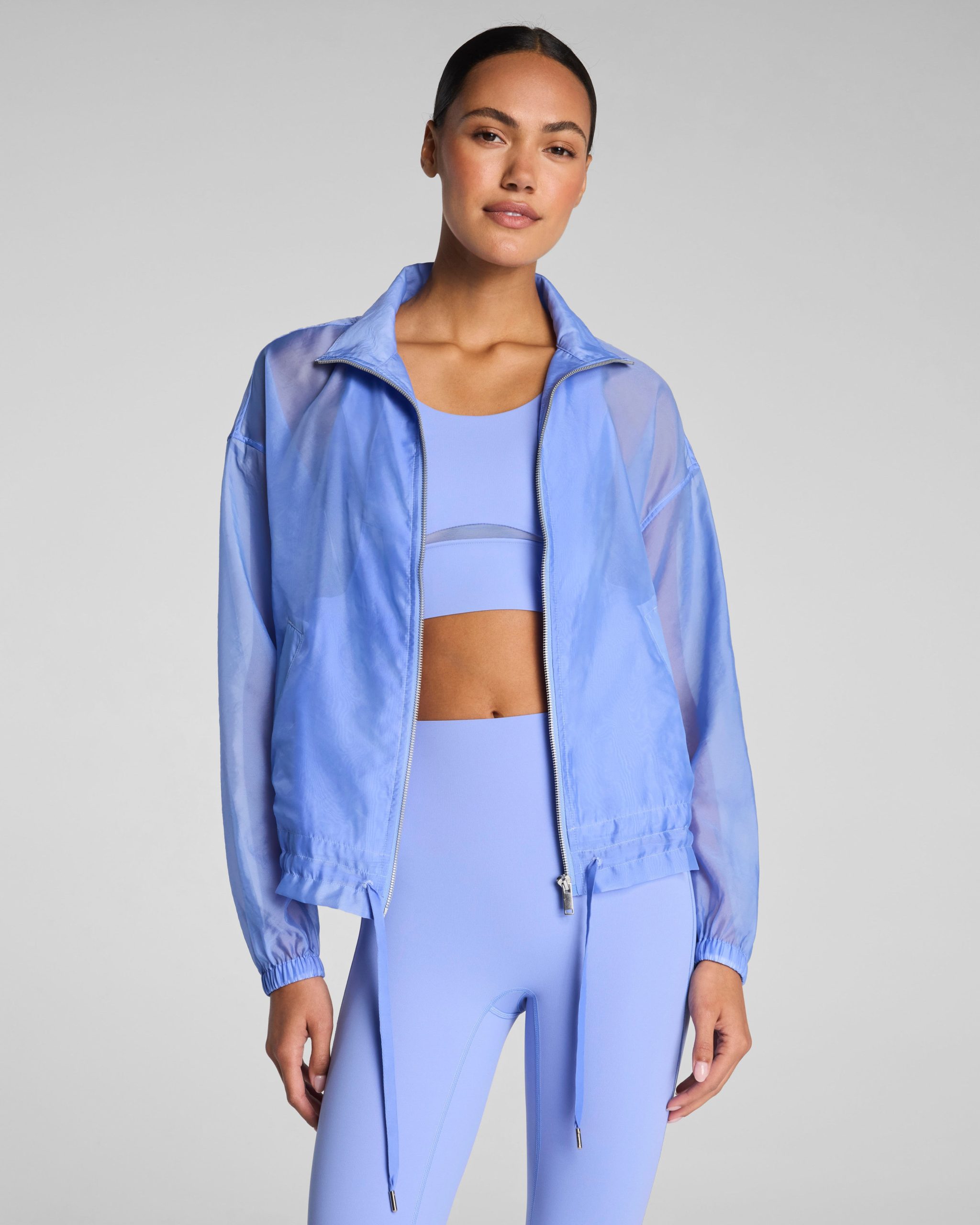 SPANX? BodyLine Sheerious Full Zip Jacket | Hyacinth - Image 3