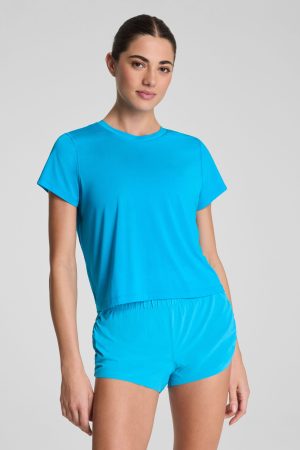 SPANX? BoostUp Crewneck Tee with StayCool Tech | Maritime