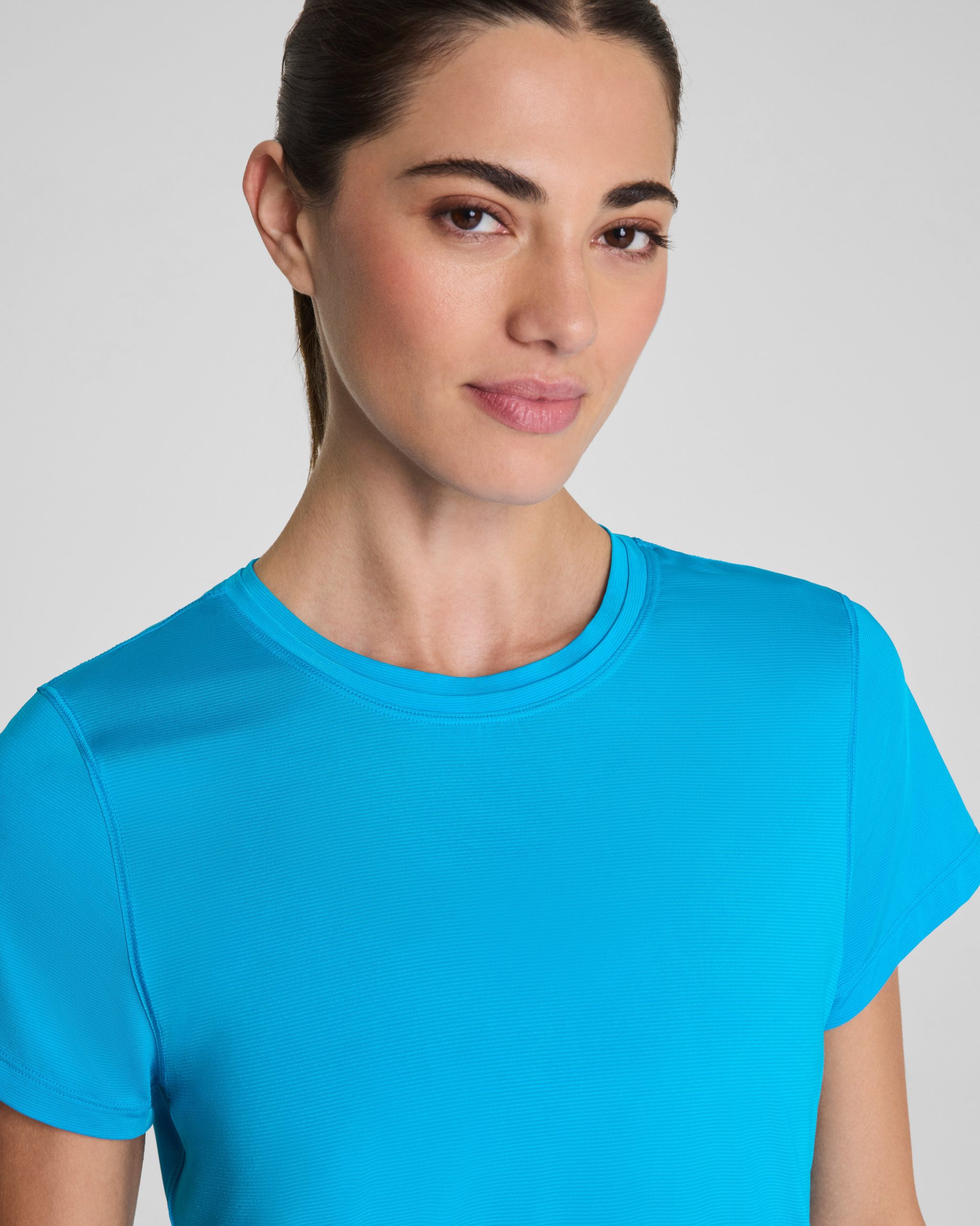 SPANX? BoostUp Crewneck Tee with StayCool Tech | Maritime - Image 3