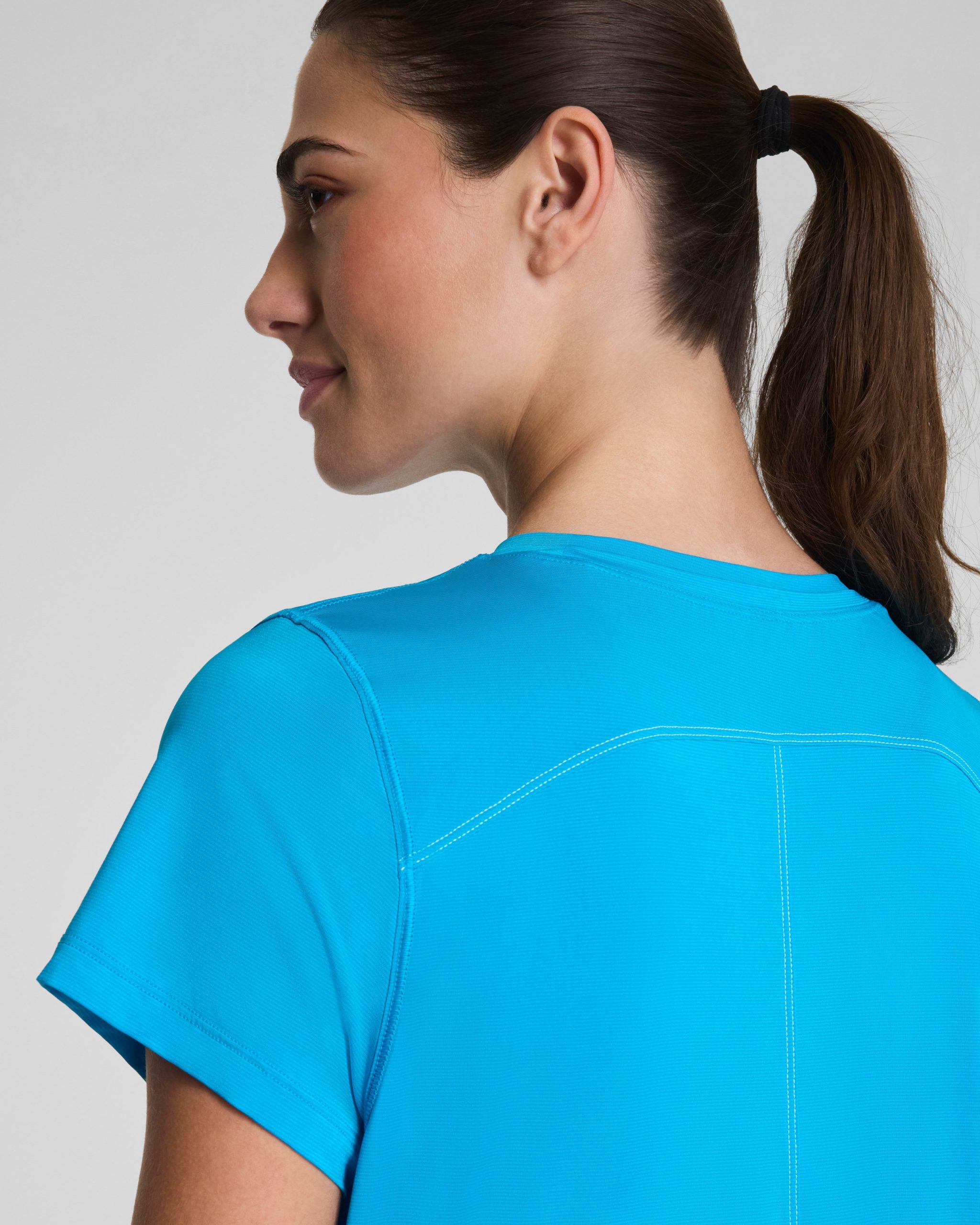 SPANX? BoostUp Crewneck Tee with StayCool Tech | Maritime - Image 4