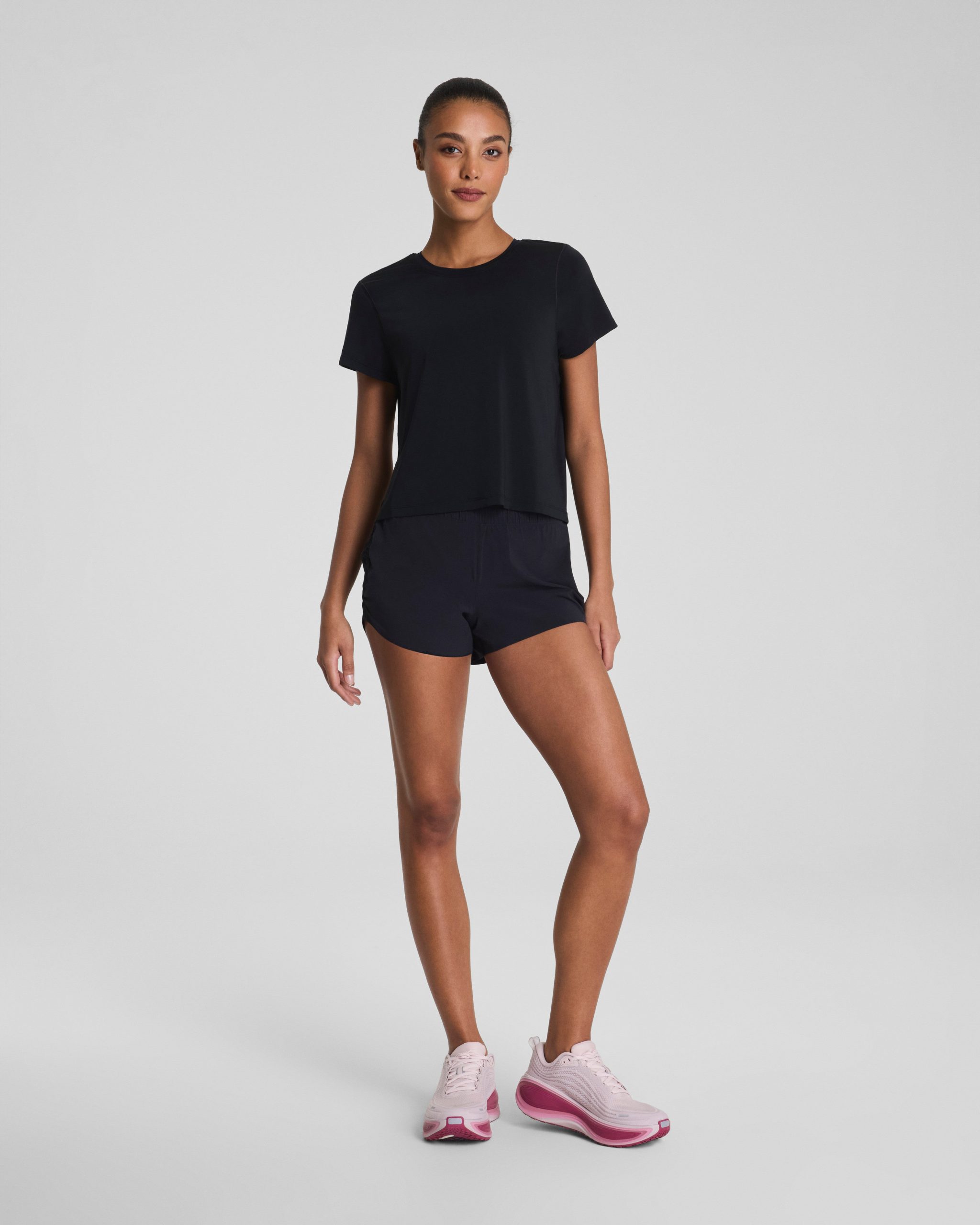 SPANX? BoostUp Crewneck Tee with StayCool Tech | Very Black - Image 5