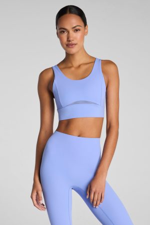 SPANX? BodyLine Sheerious Longline Sports Bra | Hyacinth